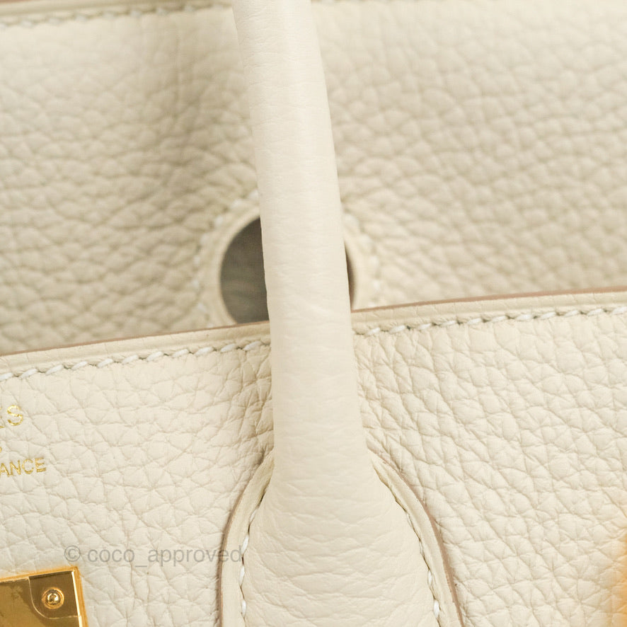 Hermes Birkin 25 Craie Togo Gold Hardware – Madison Avenue Couture