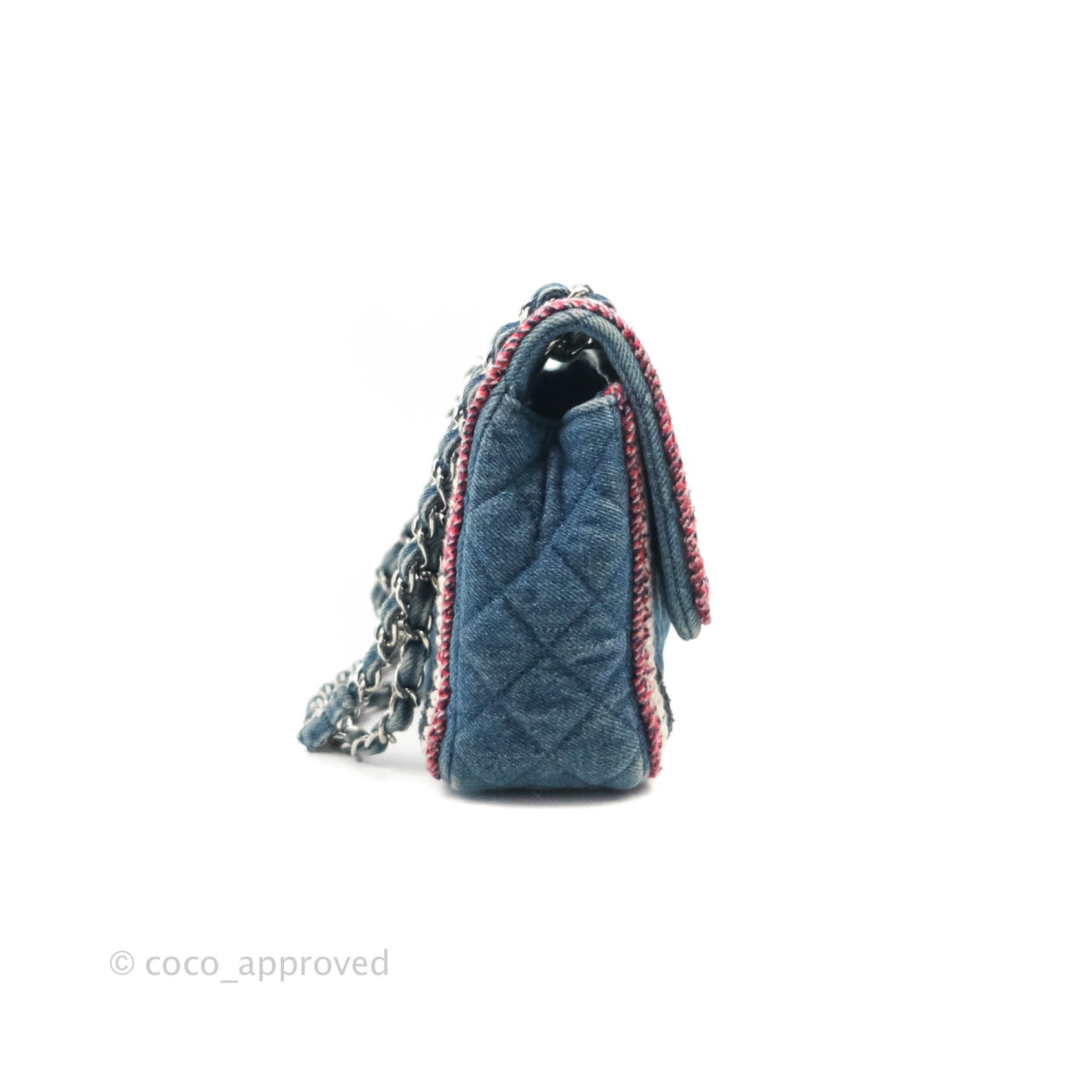 Pristine 22P Chanel 19 Medium Dark Blue Denim Flap Bag – Boutique Patina