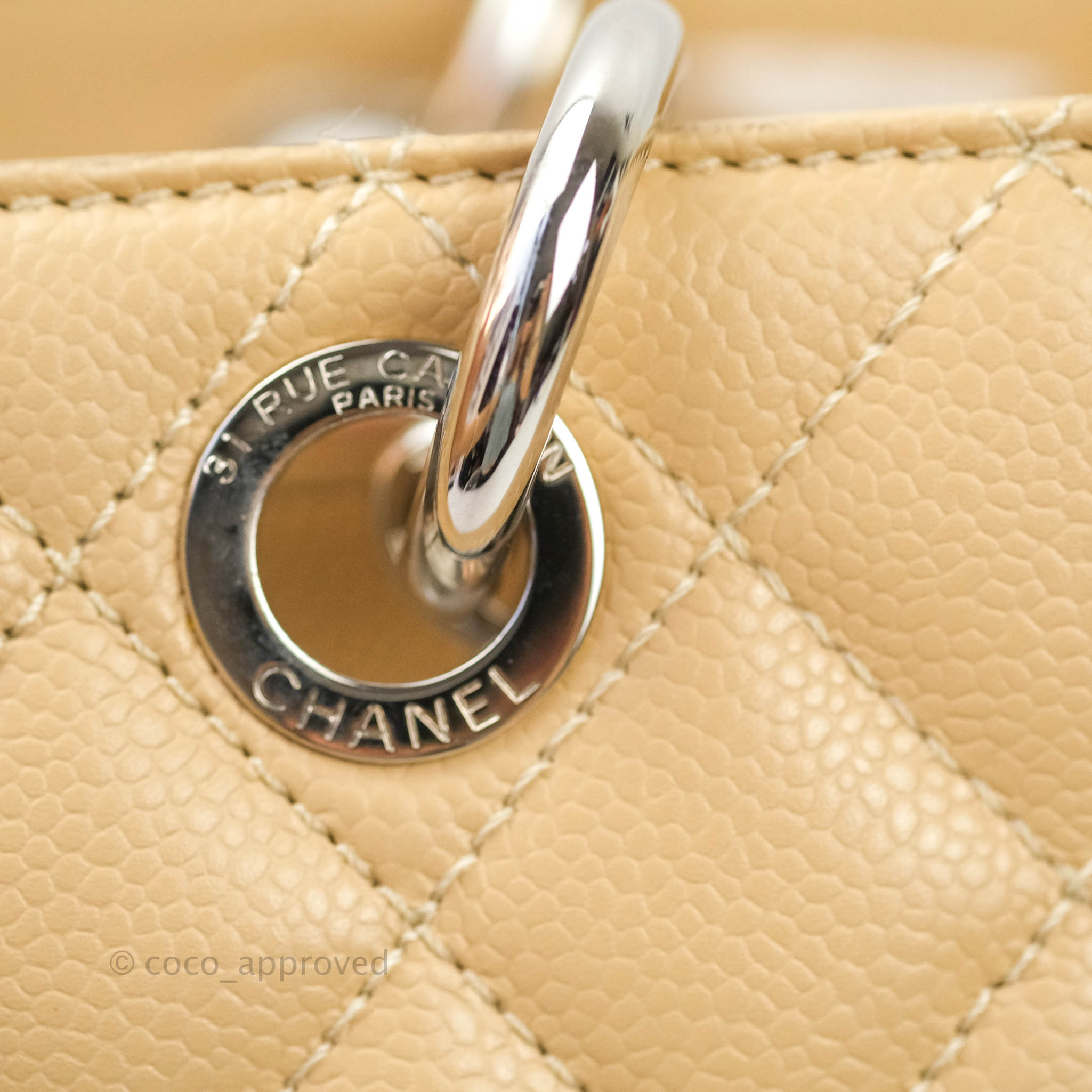 Chanel GST Light Pink Caviar Silver Hardware – Coco Approved Studio