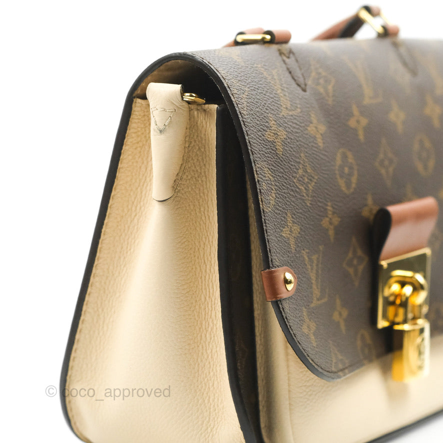 Louis Vuitton Vaugirard Handbag Monogram Canvas with Leather Brown