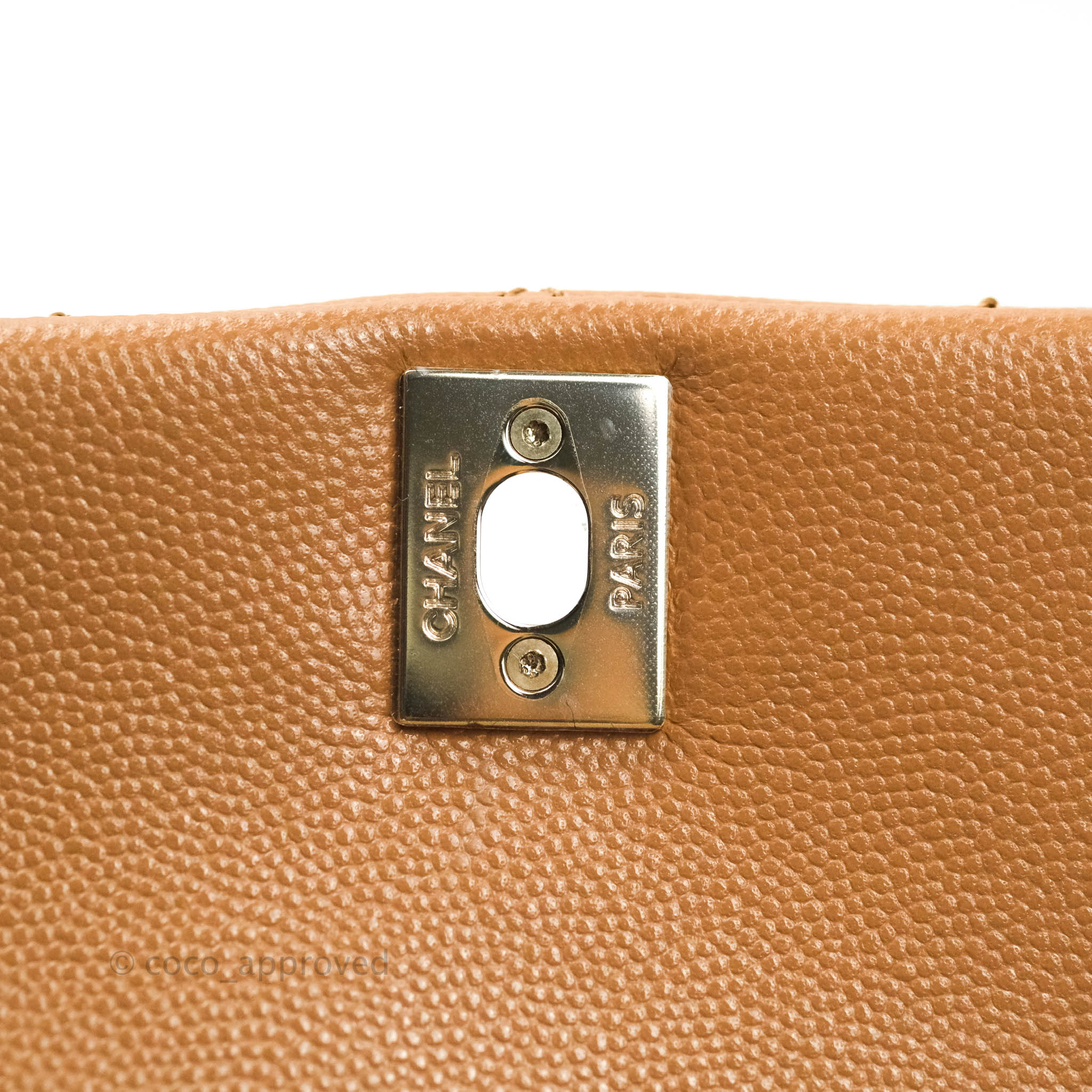 💯 Authentic Chanel Beige Flap Coco Handle Bag Retail Value $9250 + Tax
