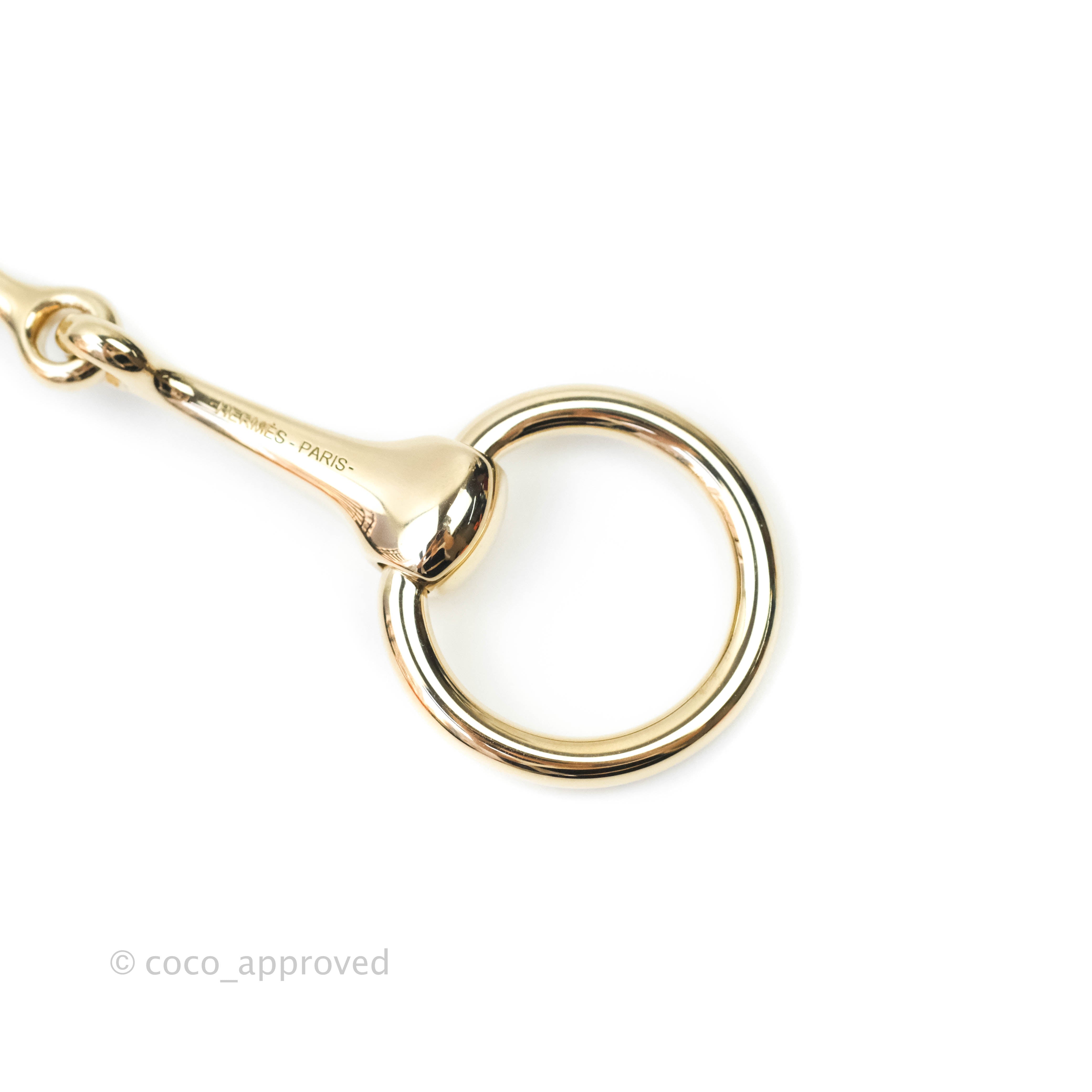 Hermès Mors scarf ring as a bracelet