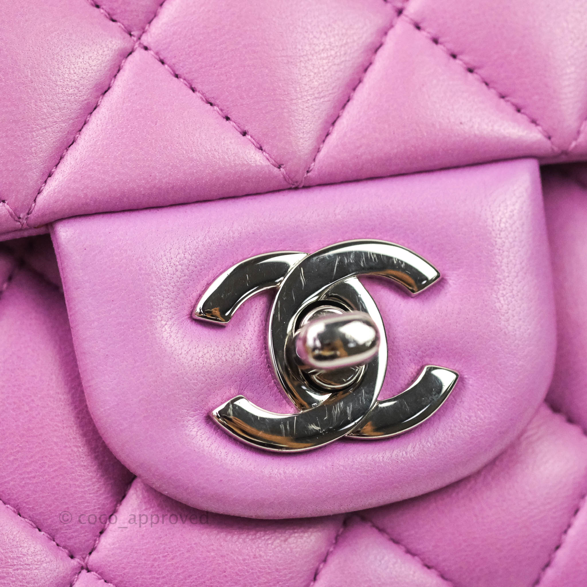 Chanel Metallic Purple Classic Flap Bag ○ Labellov ○ Buy and