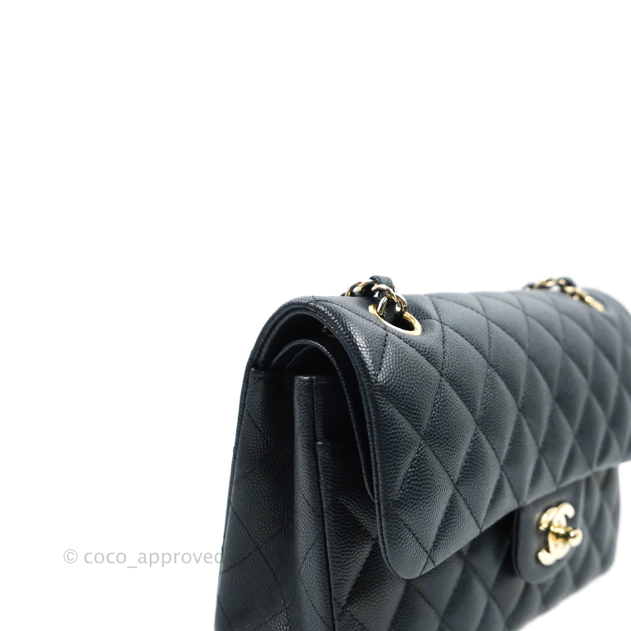 Chanel 2021 Cruise Navy Terry Square Cloth Flap Bags · INTO