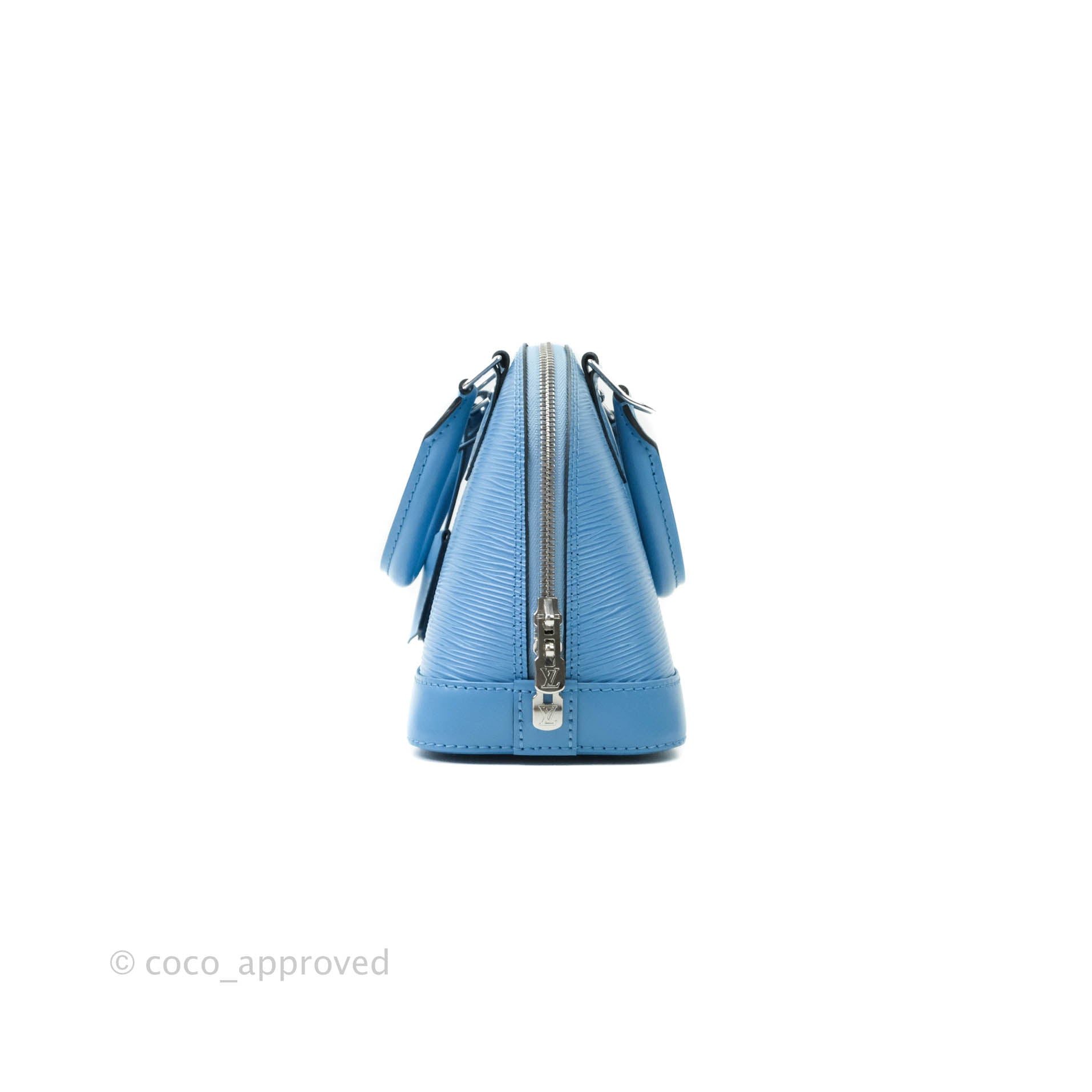 Louis Vuitton EPI Alma BB Satchel w/ Jacquard Strap For Sale at 1stDibs