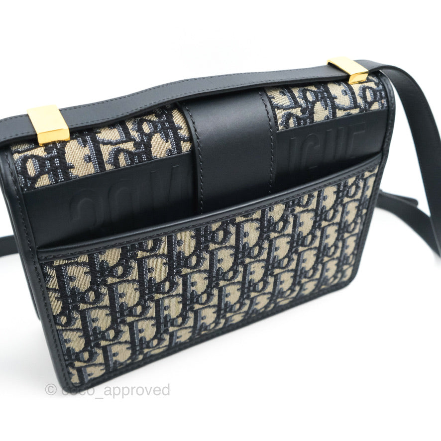 Christian Dior 2023 Oblique 30 Montaigne Avenue Bag - Blue Shoulder Bags,  Handbags - CHR372014