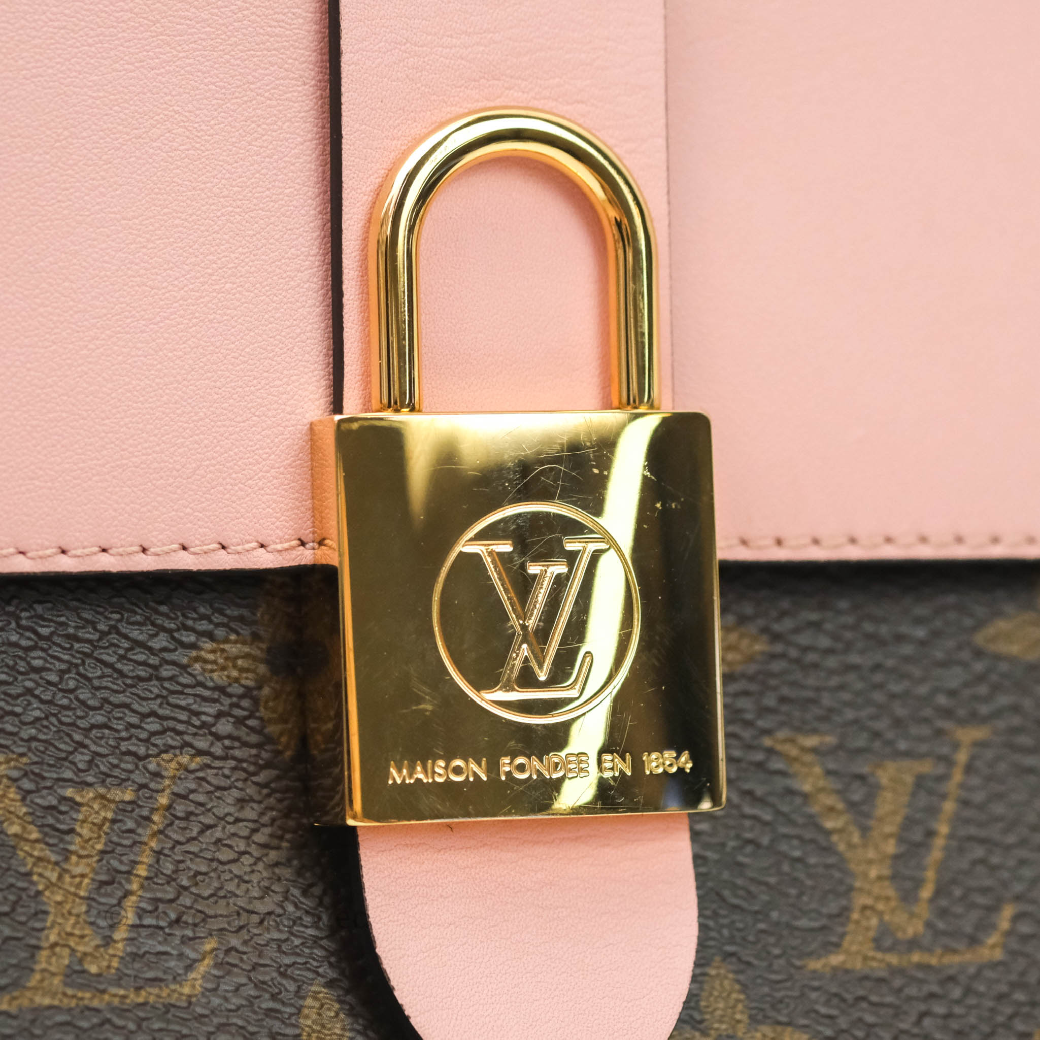 Louis Vuitton FASCINATION Lockit BB Monogram Bouclette Noel Bag