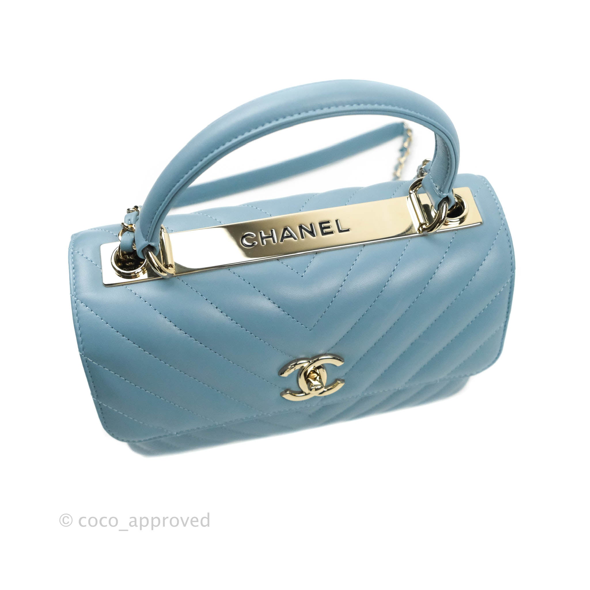 Chanel Trendy CC Medium Lamb Blue