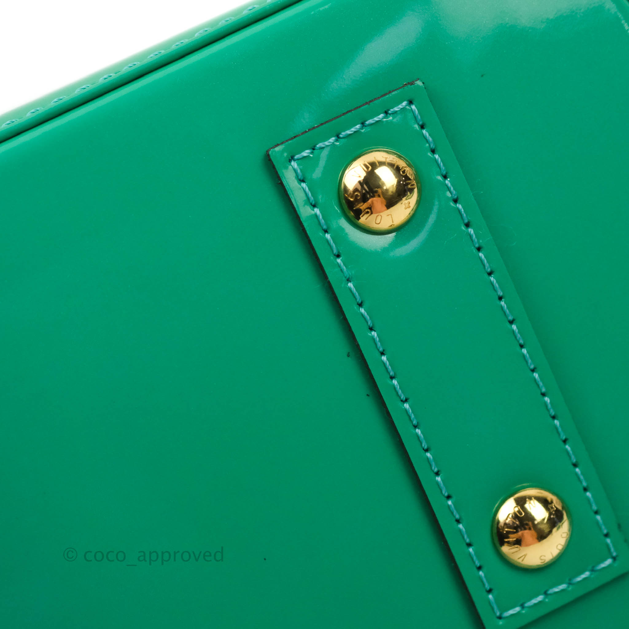 Louis Vuitton Alma BB Green Leather ref.883241 - Joli Closet