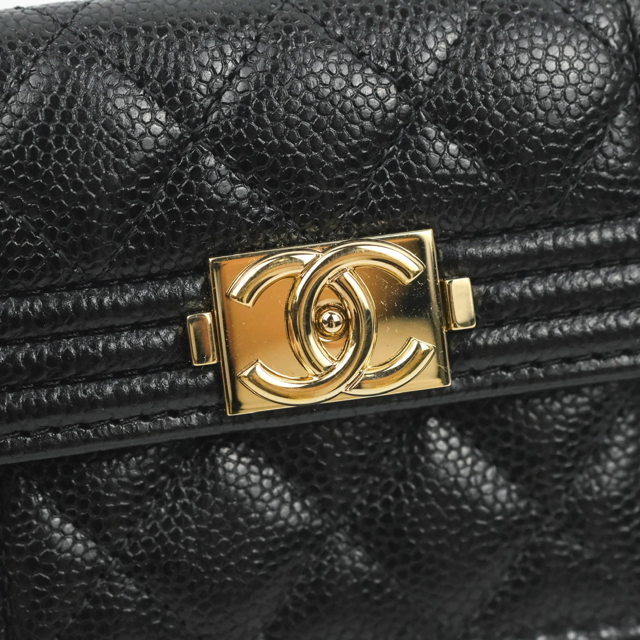 classic flap chanel wallet caviar
