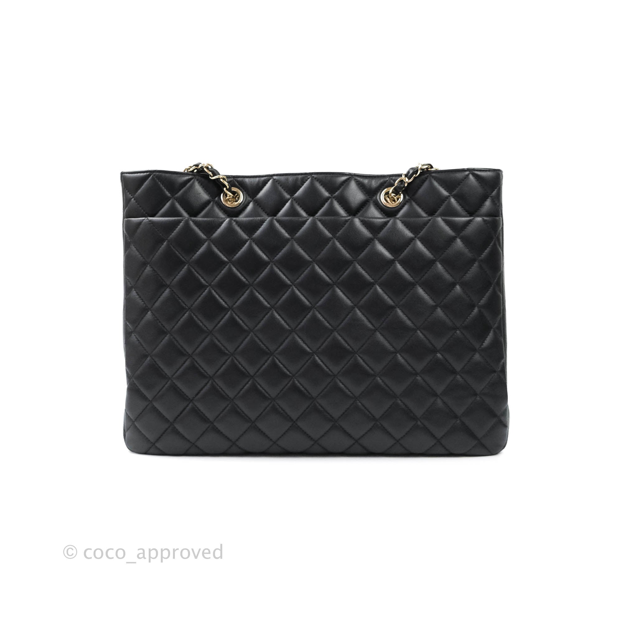 Chanel Quilted Timeless Tote Black Calfskin Gold Hardware – Coco Approved  Studio