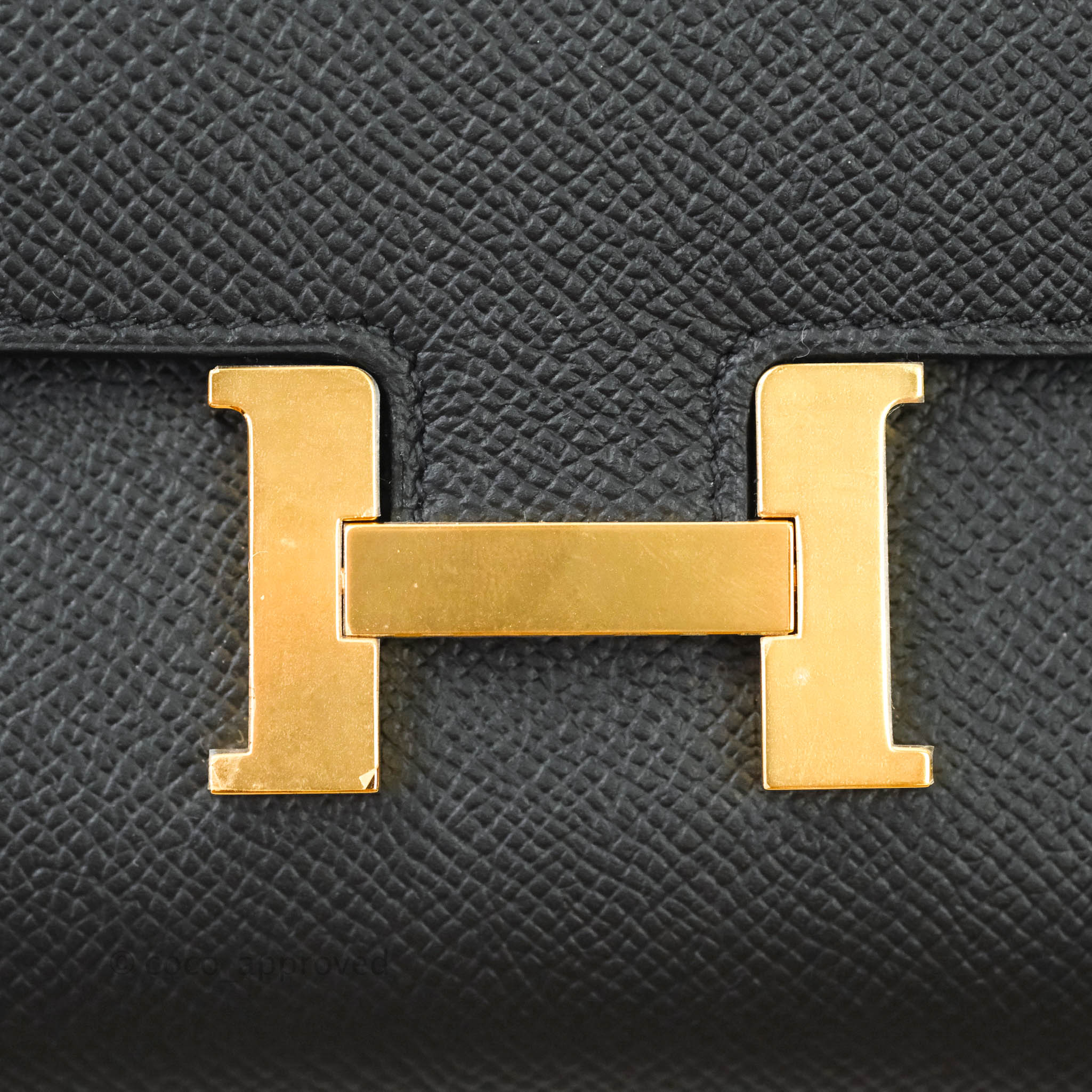 Hermes Constance Compact Passant Wallet Bleu Atoll Epsom Gold Hardware –  Coco Approved Studio