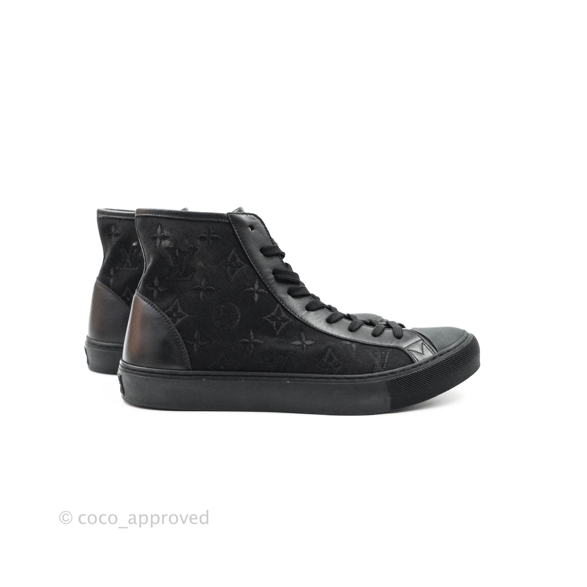 Louis Vuitton Stellar Boot Sneakers Black Size 42 – Coco Approved Studio