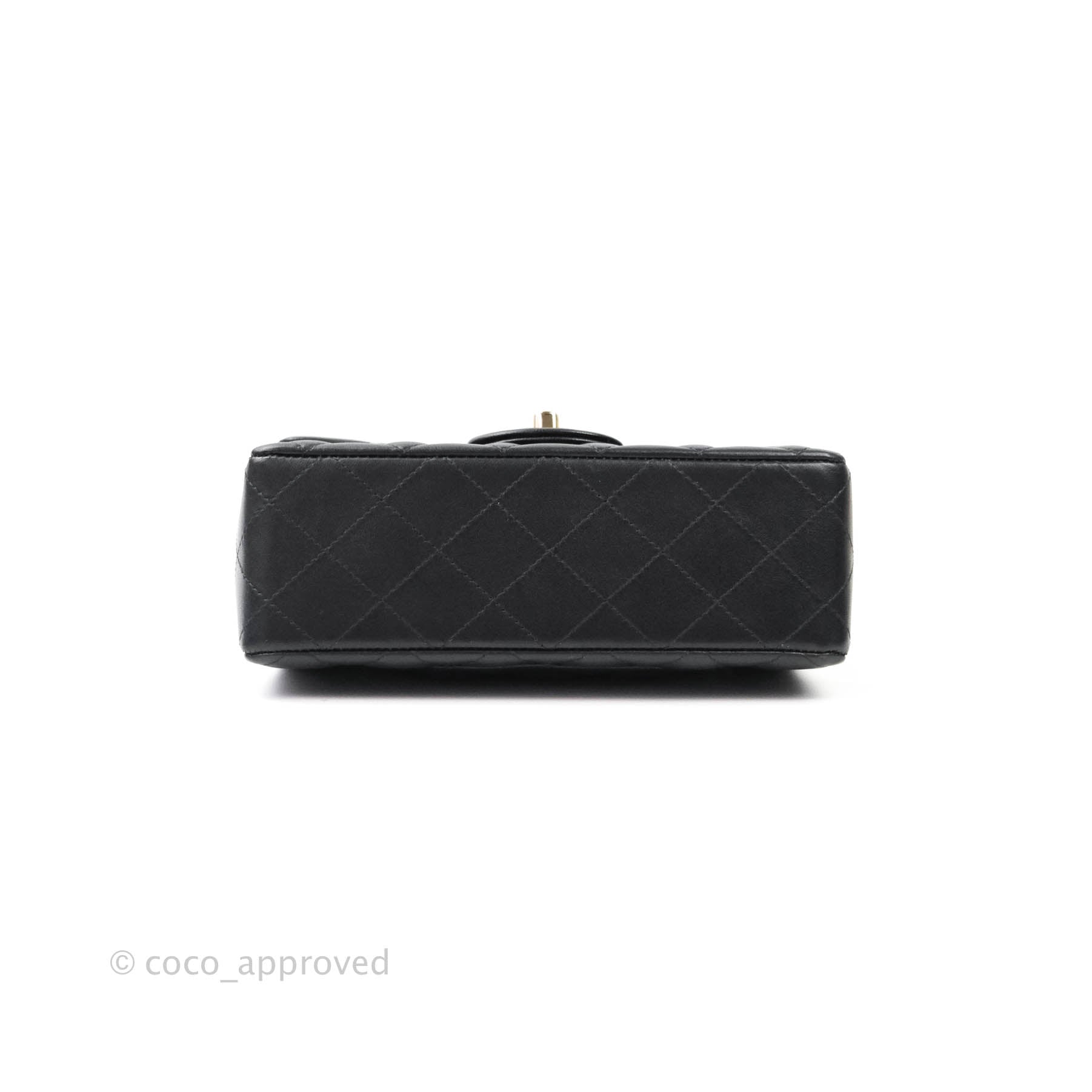 Timeless Chanel Mini Classic Flap Bag Black Leather ref.483545 - Joli Closet