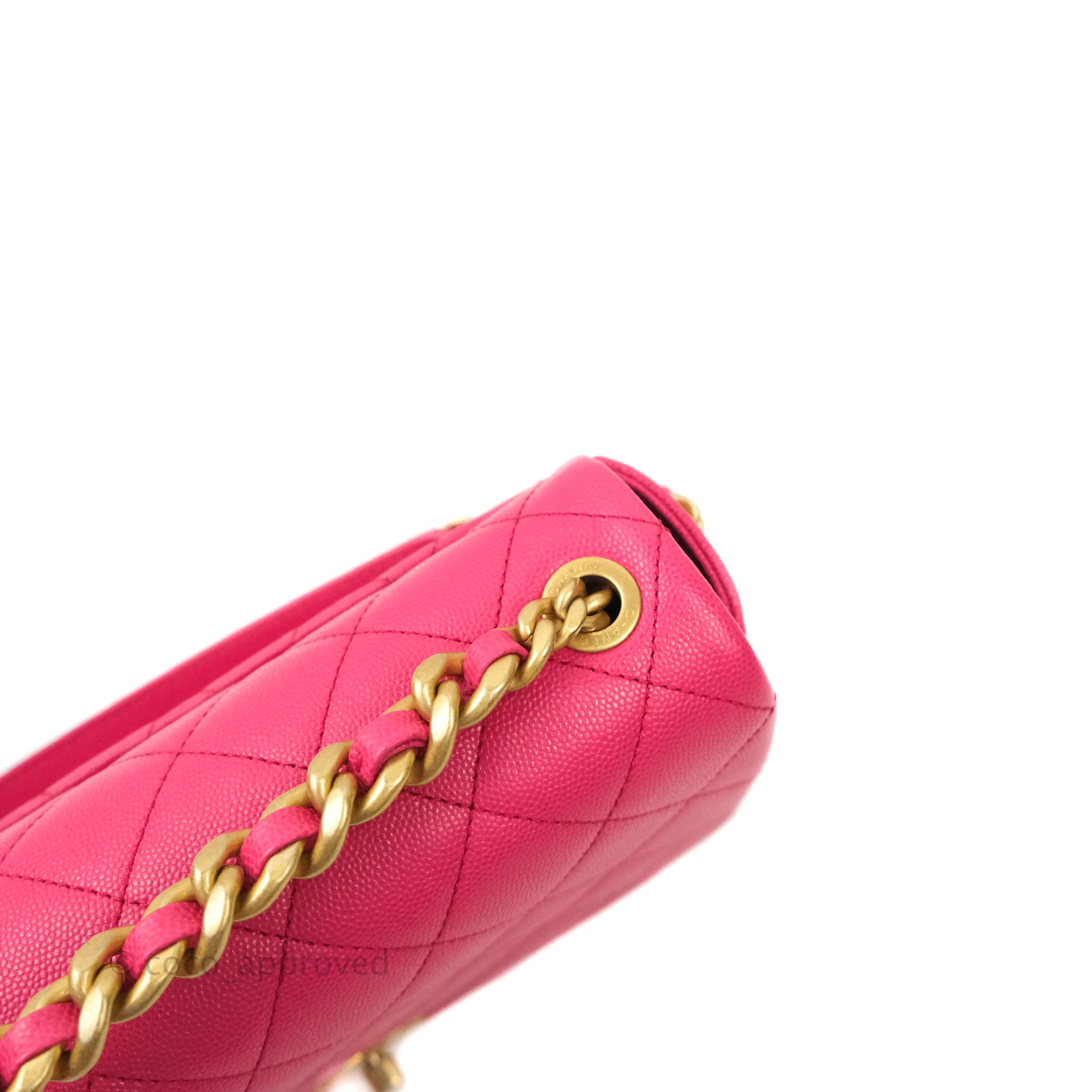 Chanel Quilted Medium Fashion Therapy Flap Bag Pink Caviar Aged