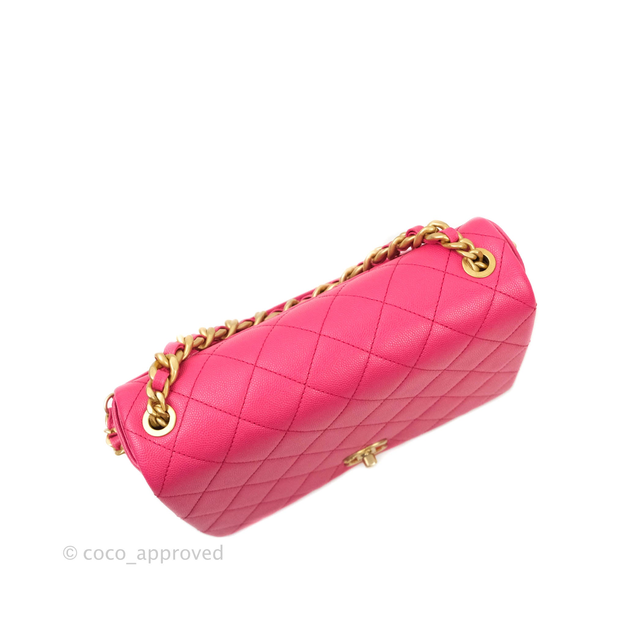 Chanel Quilted Medium Fashion Therapy Flap Bag Pink Caviar Aged Gold H –  Coco Approved Studio