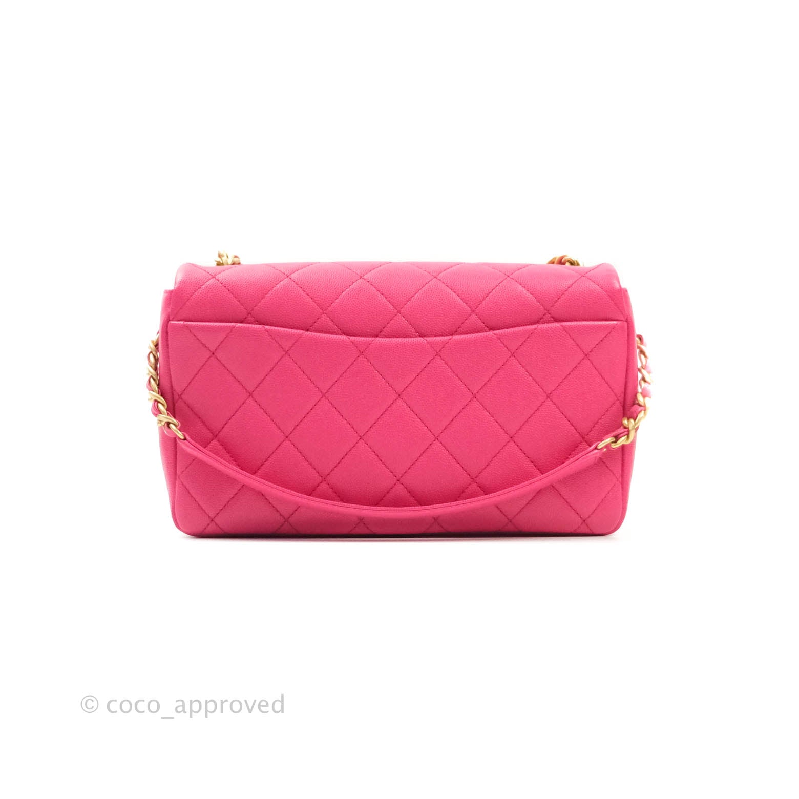 Chanel Caviar Quilted Medium Curvy Pouch Cosmetic Case Light Pink –  STYLISHTOP