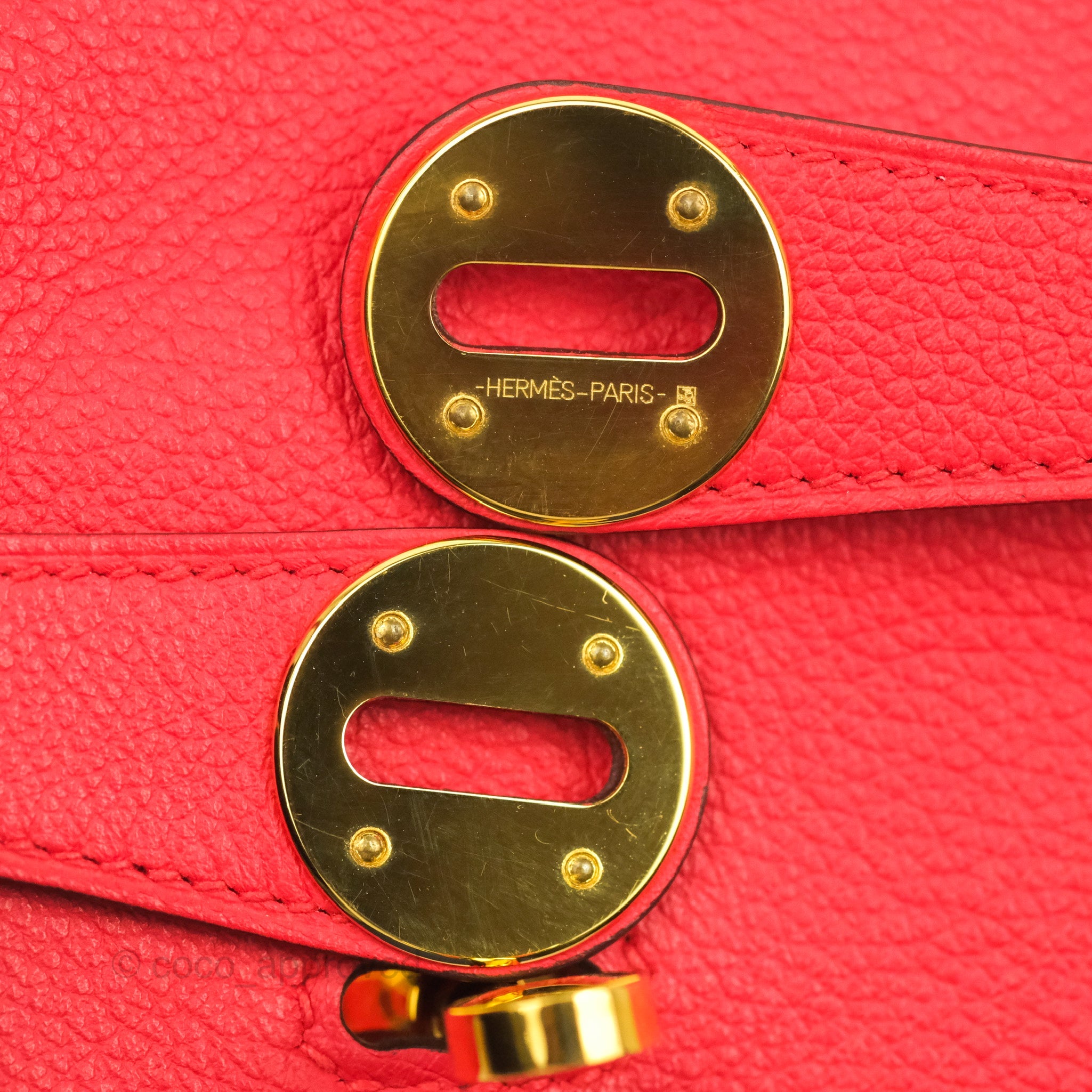 Hermès Lindy 26 Evercolour Rouge de Coeur Gold Hardware – Coco Approved  Studio