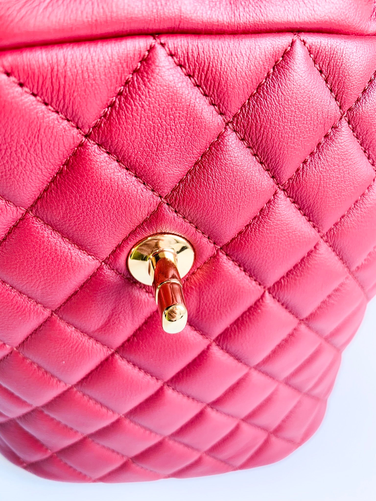 Chanel Mini Red Calfskin Urban Spirit Backpack ⁣⁣⁣⁣⁣⁣⁣⁣⁣⁣⁣⁣⁣⁣Gold Hard –  Coco Approved Studio