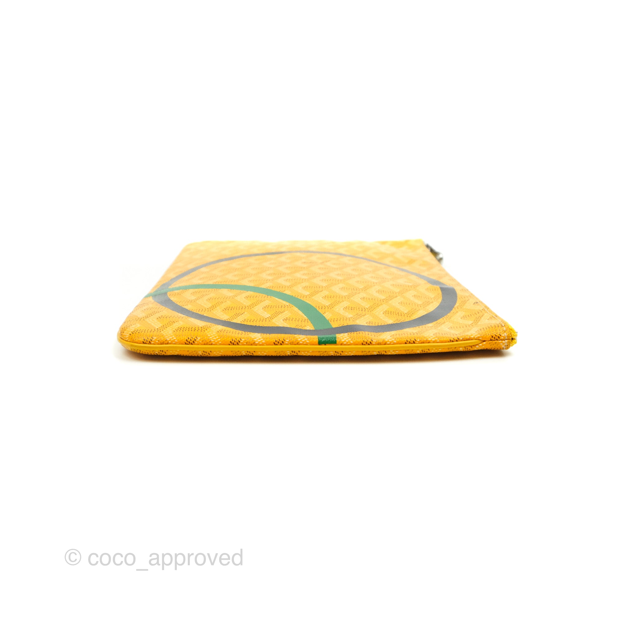 Goyard Yellow Goyardine Senat MM Cloth Cloth ref.207305 - Joli Closet