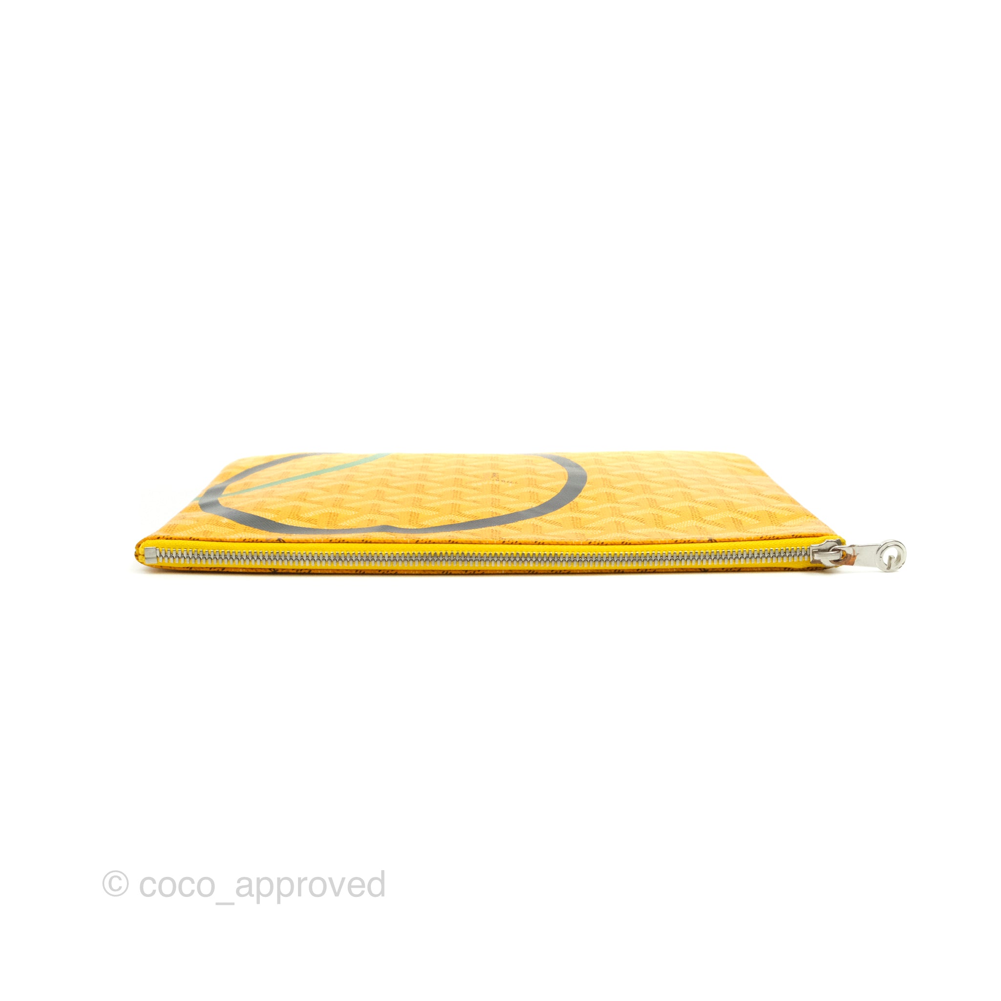 Yellow Goyardine Canvas and Cervon Calfskin Voltigeur MM Bag Palladium  Hardware, Handbags & Accessories, 2023