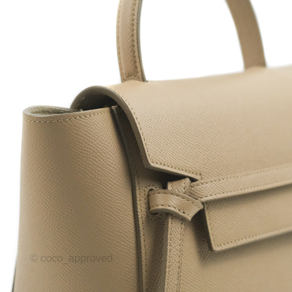 Celine Belt Bag Textured Leather Nano Yellow 2084371