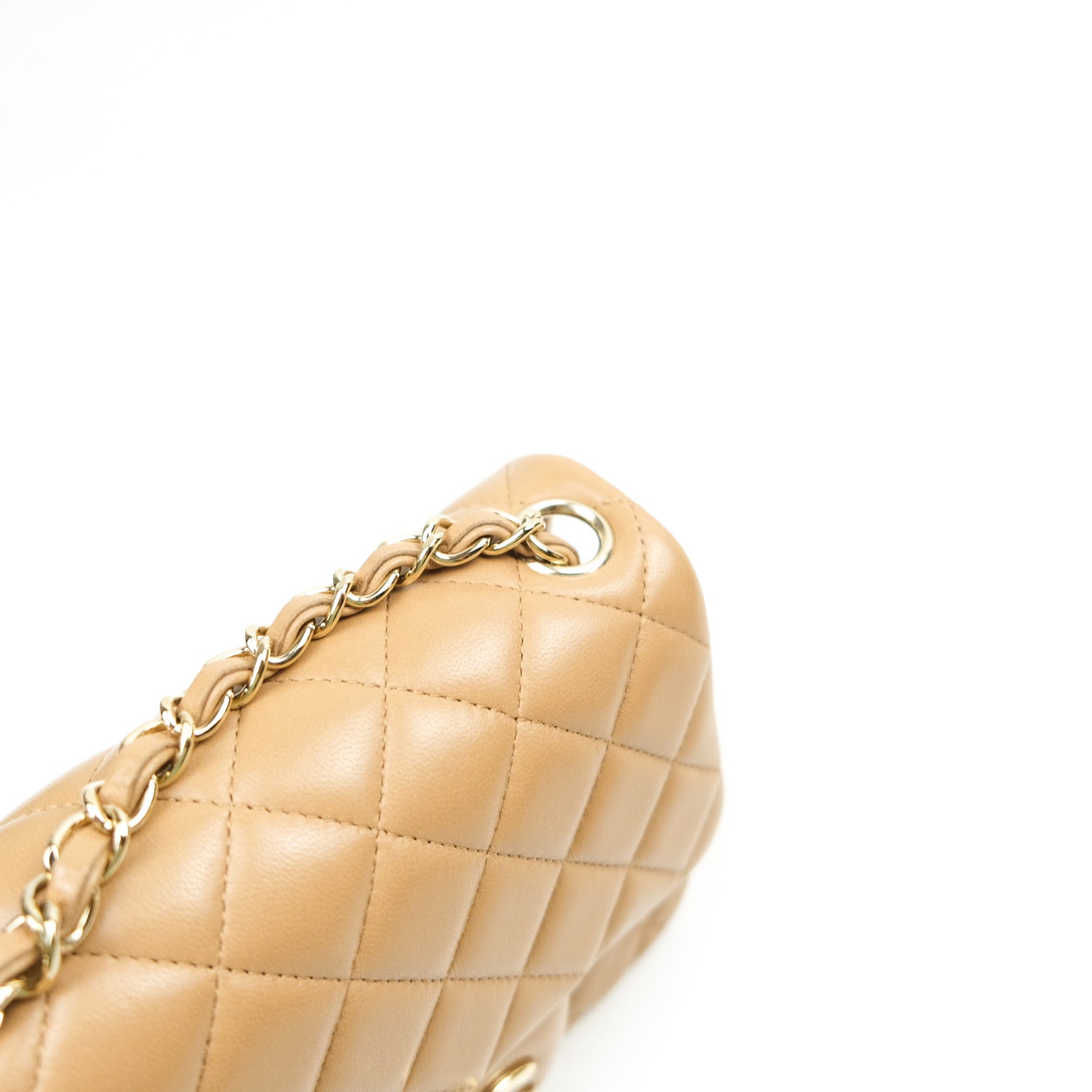 Chanel Lambskin Quilted Small Trendy CC Flap Bag Caramel Beige Gold Ha –  Coco Approved Studio