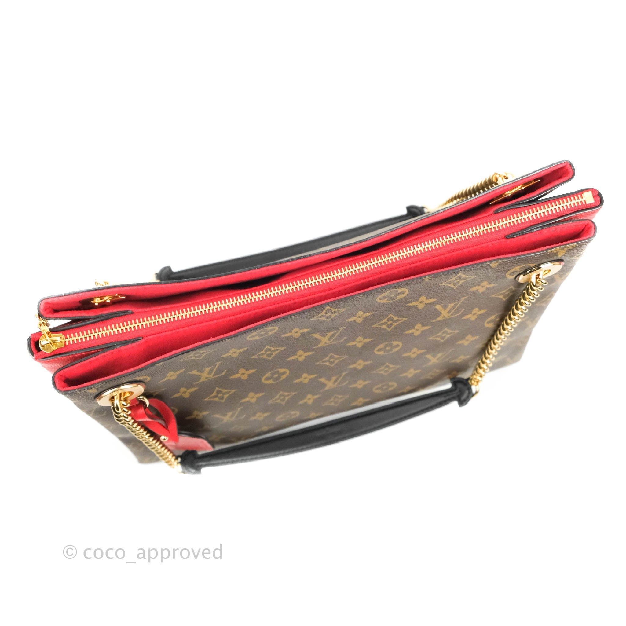 Louis Vuitton Surene MM Red Monogram Canvas – Coco Approved Studio