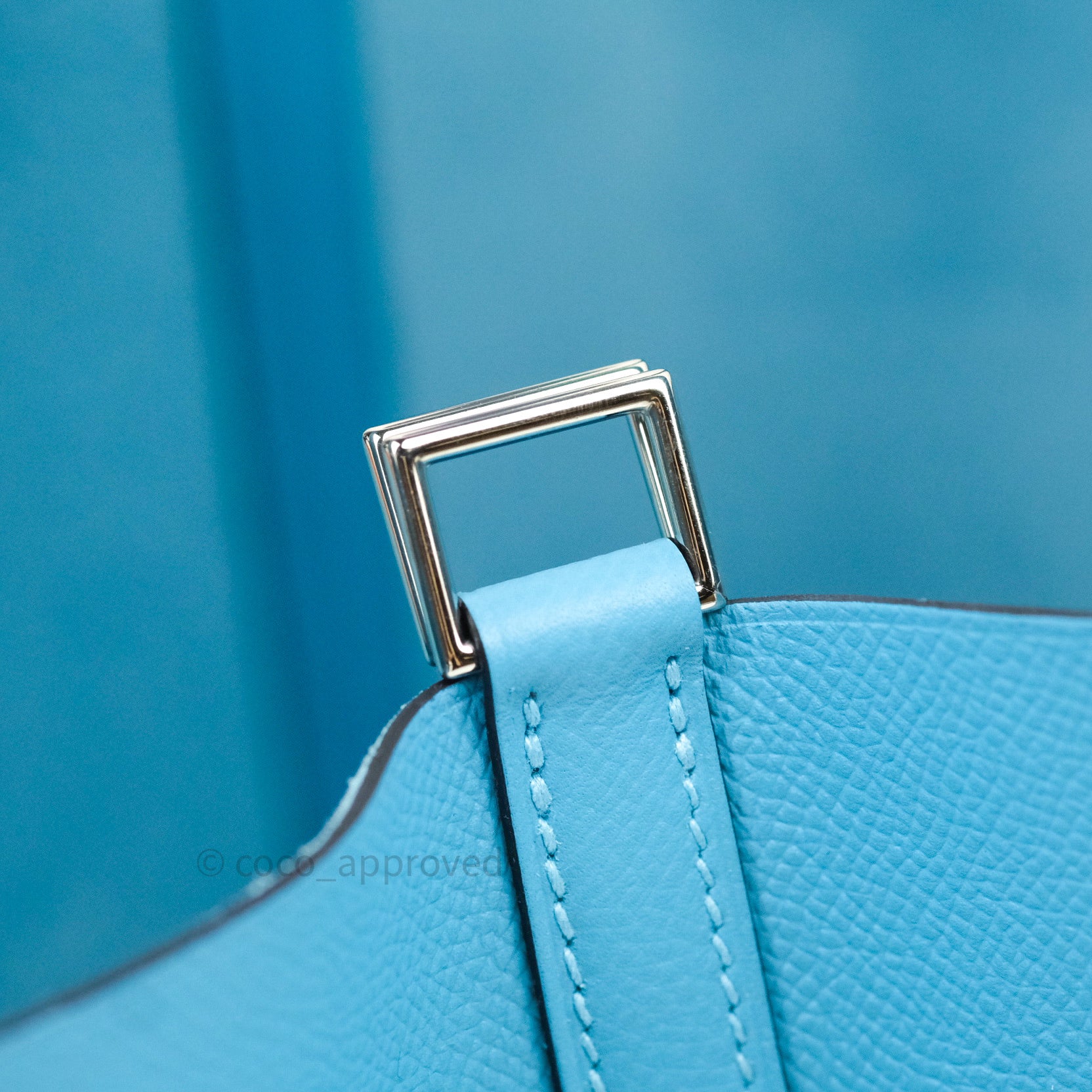 Hermès Picotin 22 Epsom Tressage Blue Du Nord Palladium Hardware – Coco  Approved Studio