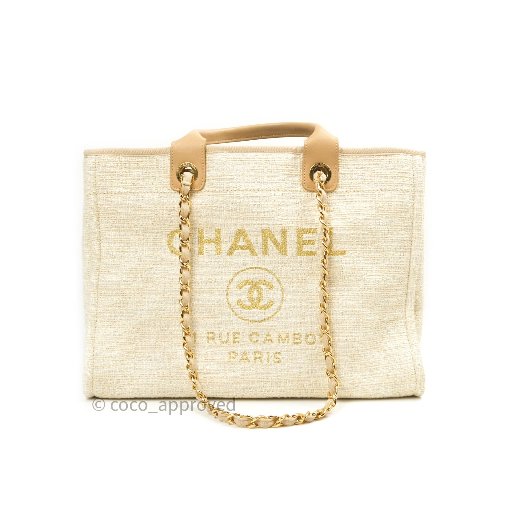 Deauville cloth tote Chanel Beige in Cloth - 25275600