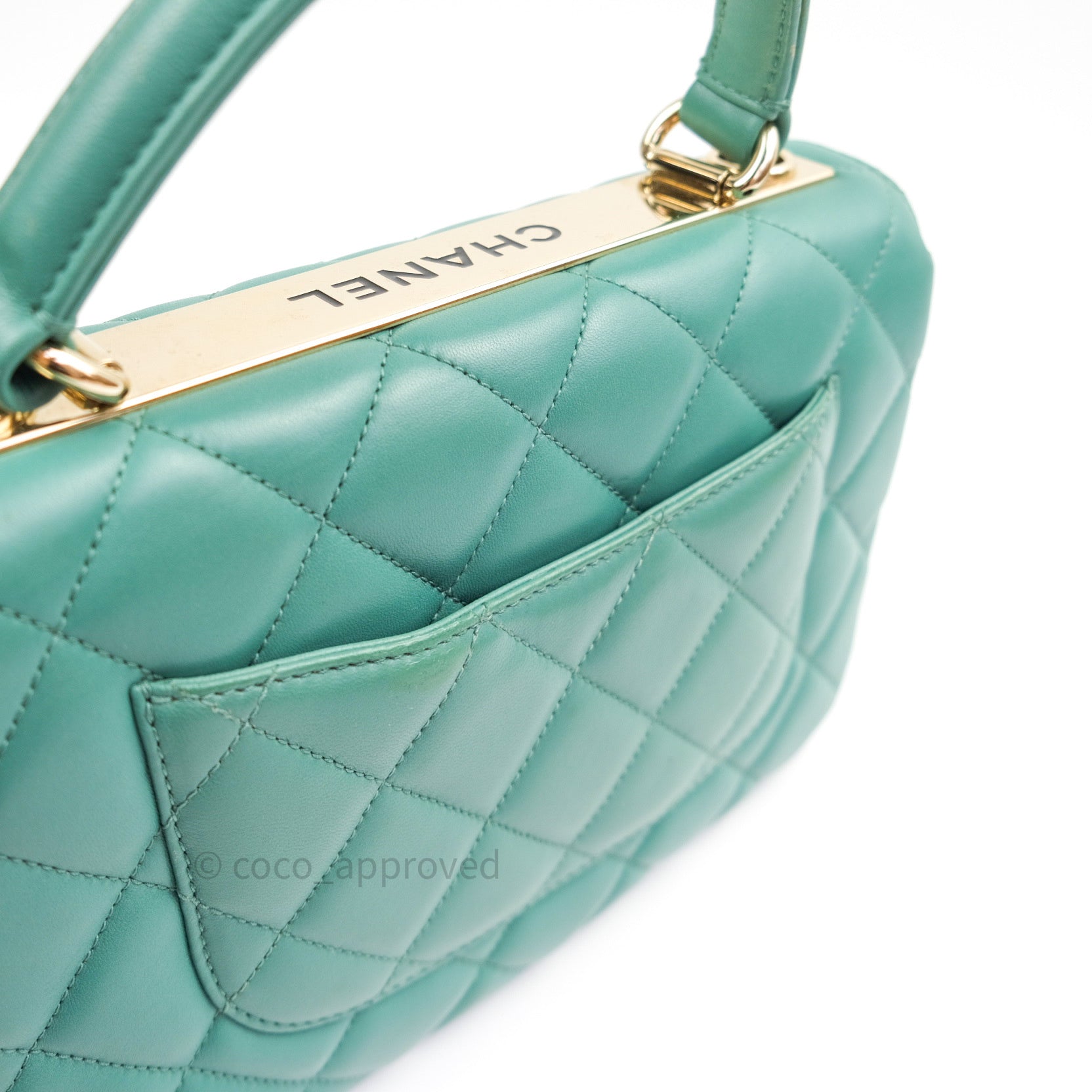 Chanel Trendy CC Top Handle Shoulder Bag COMPLETE 22B - MINT CONDITION