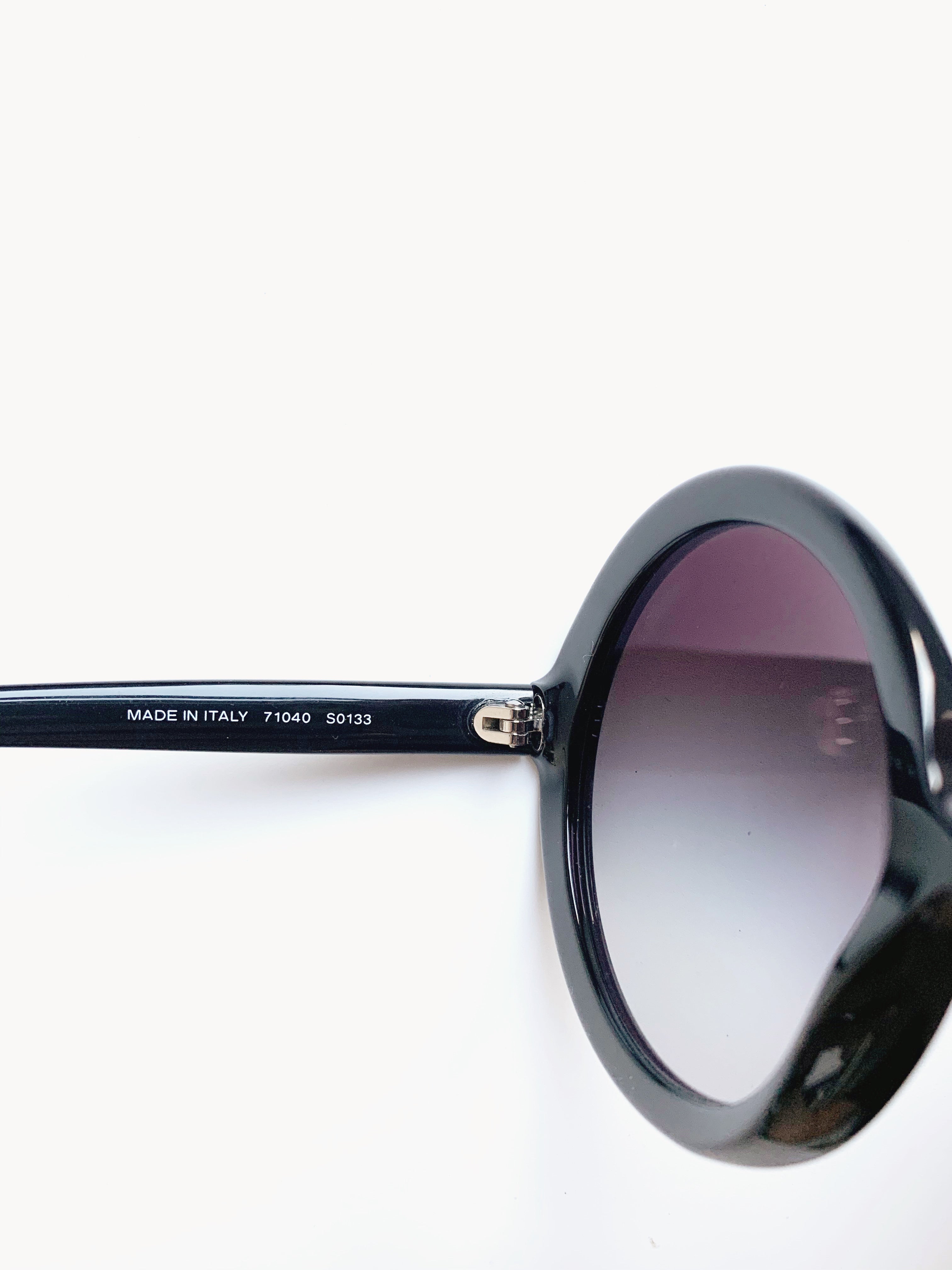 CHANEL COCO Round Sunglasses Beige 5387-A with Case Boxed CC F/S