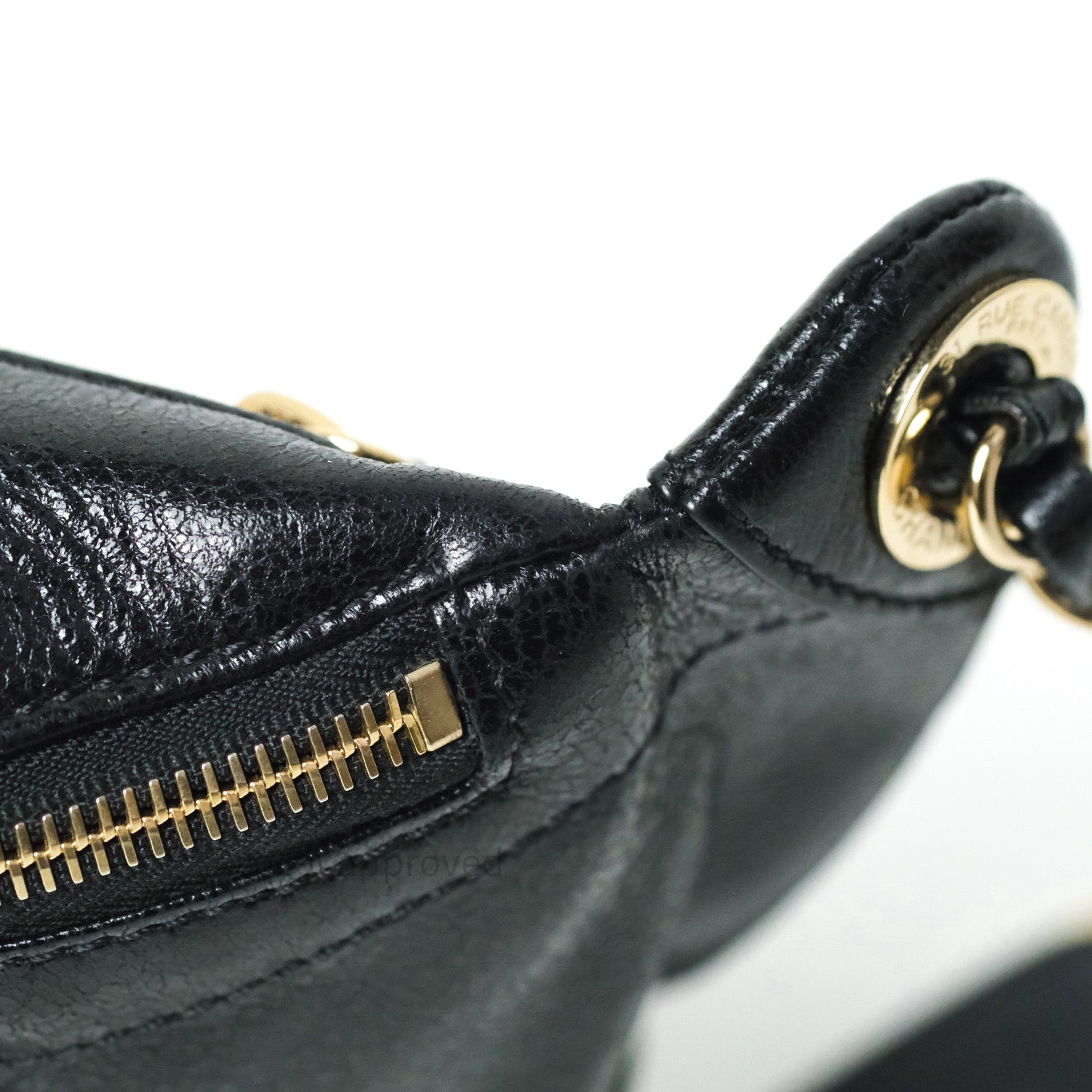 BEMYLV Leather Chain Belt Bag for Women Black
