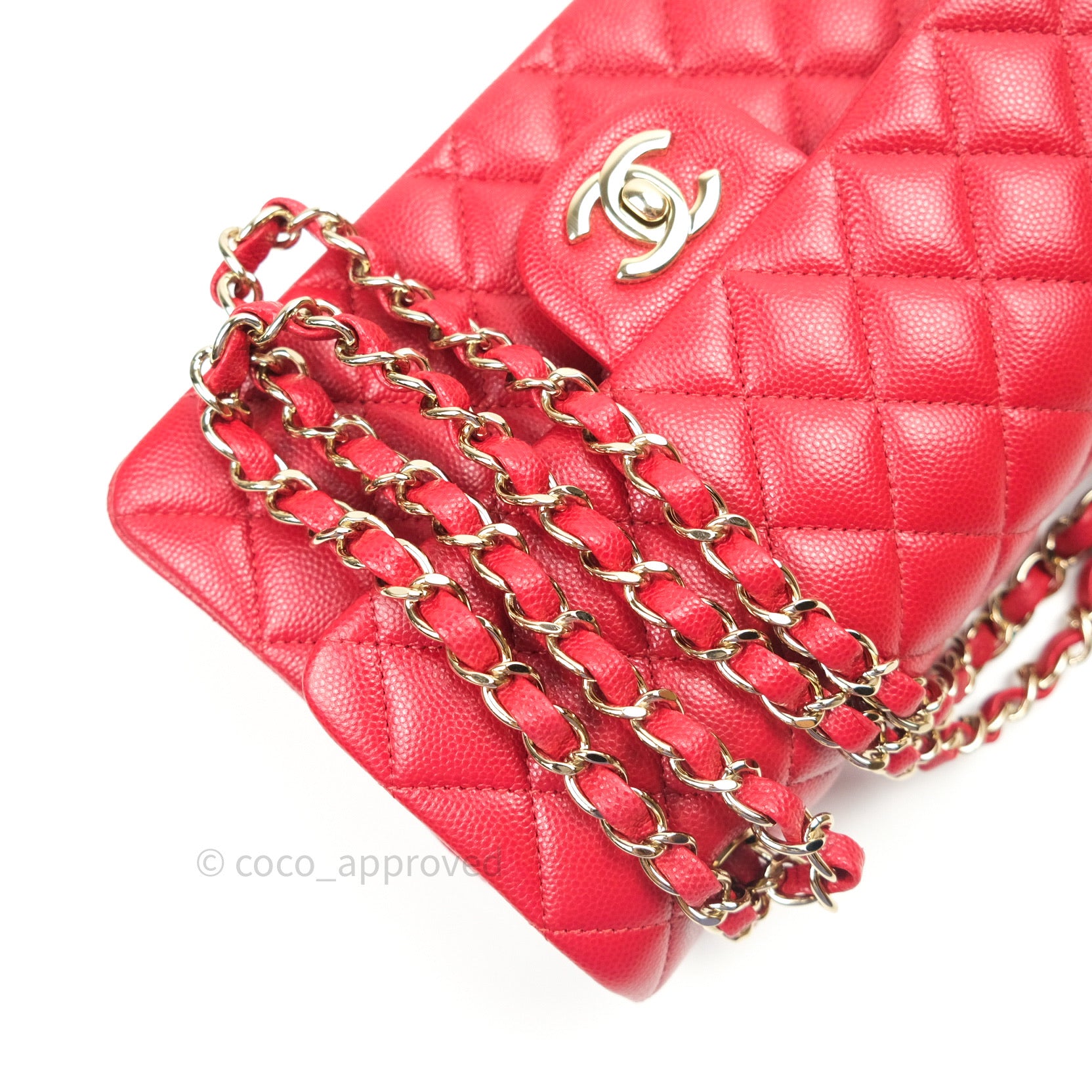Chanel Red Lipstick Quilted Leather Reissue 255 Classic 226 Flap Bag For  Sale at 1stDibs