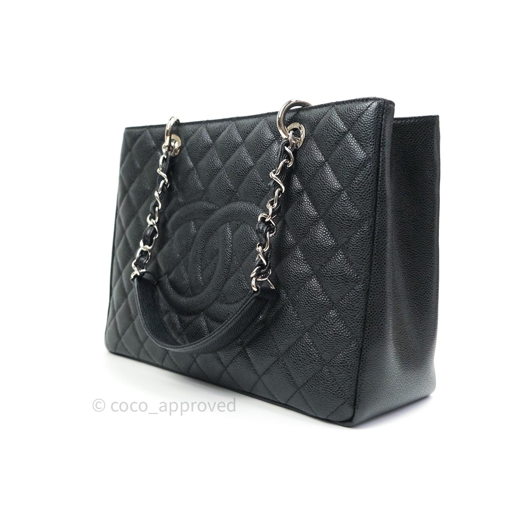 Chanel Caviar Leather Timeless Classic Tote (SHF-15455) – LuxeDH