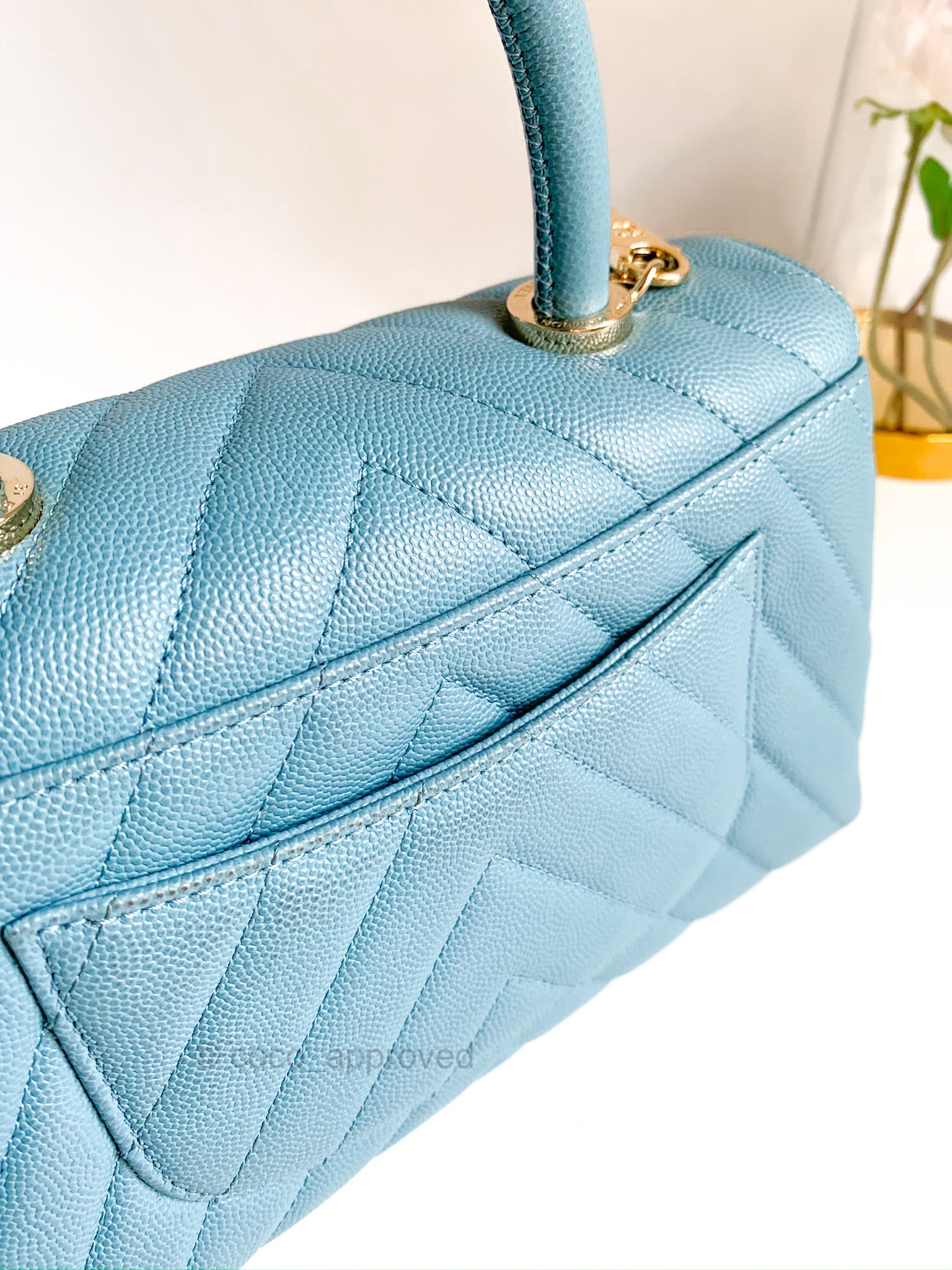 The glacier blue Chanel coco handle that cannot be refused : r/handbags