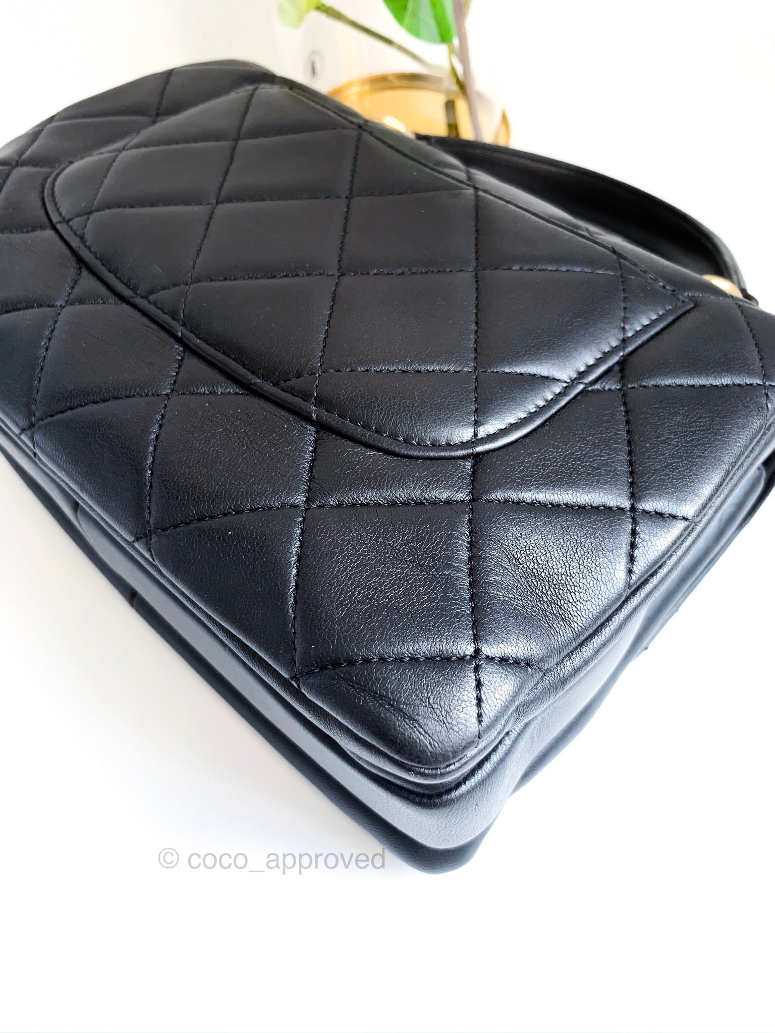 Chanel Trendy CC Small Quilted Black Lambskin Gold Hardware – Coco