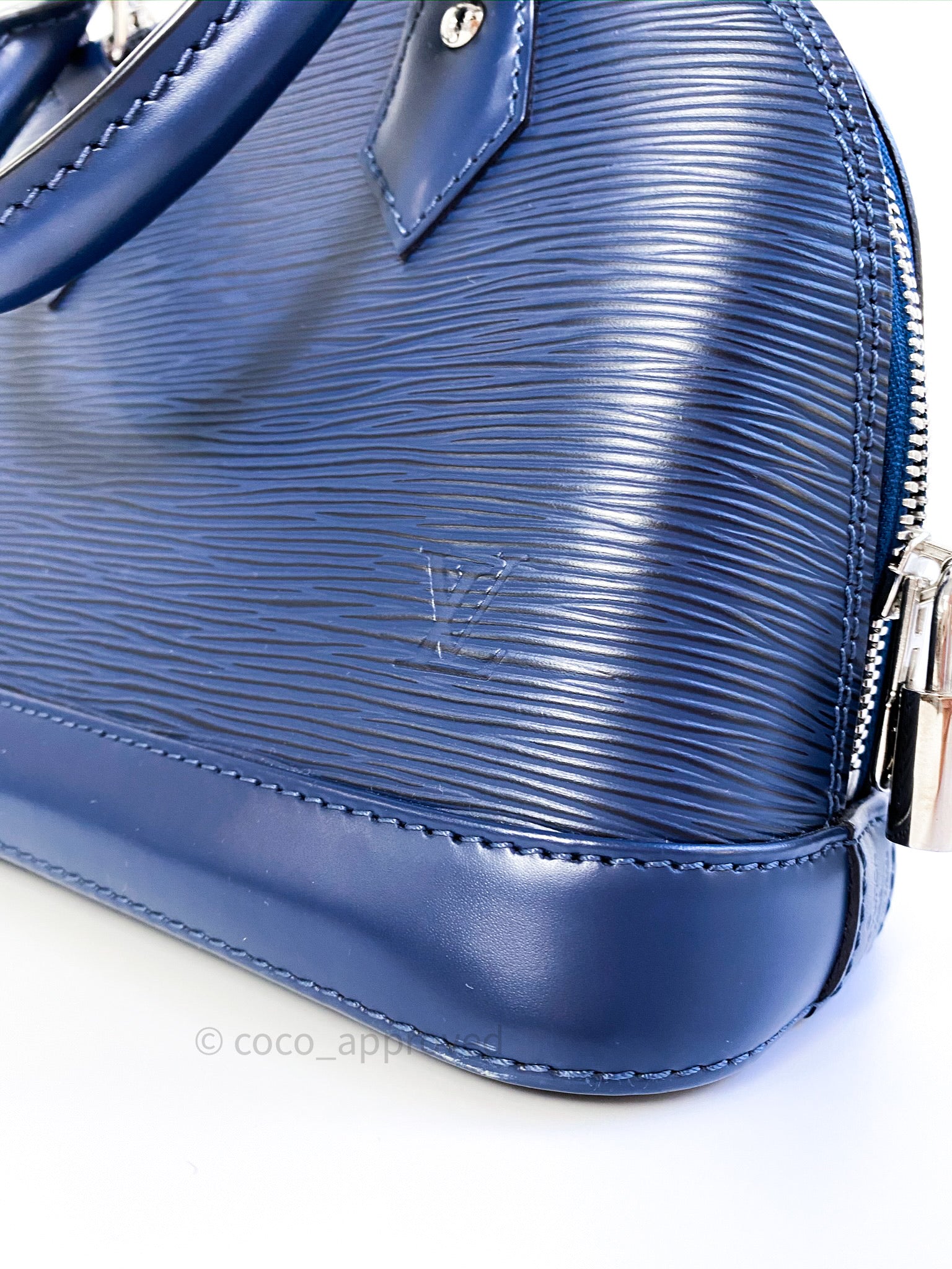 Louis Vuitton Alma BB Epi Leather Indigo