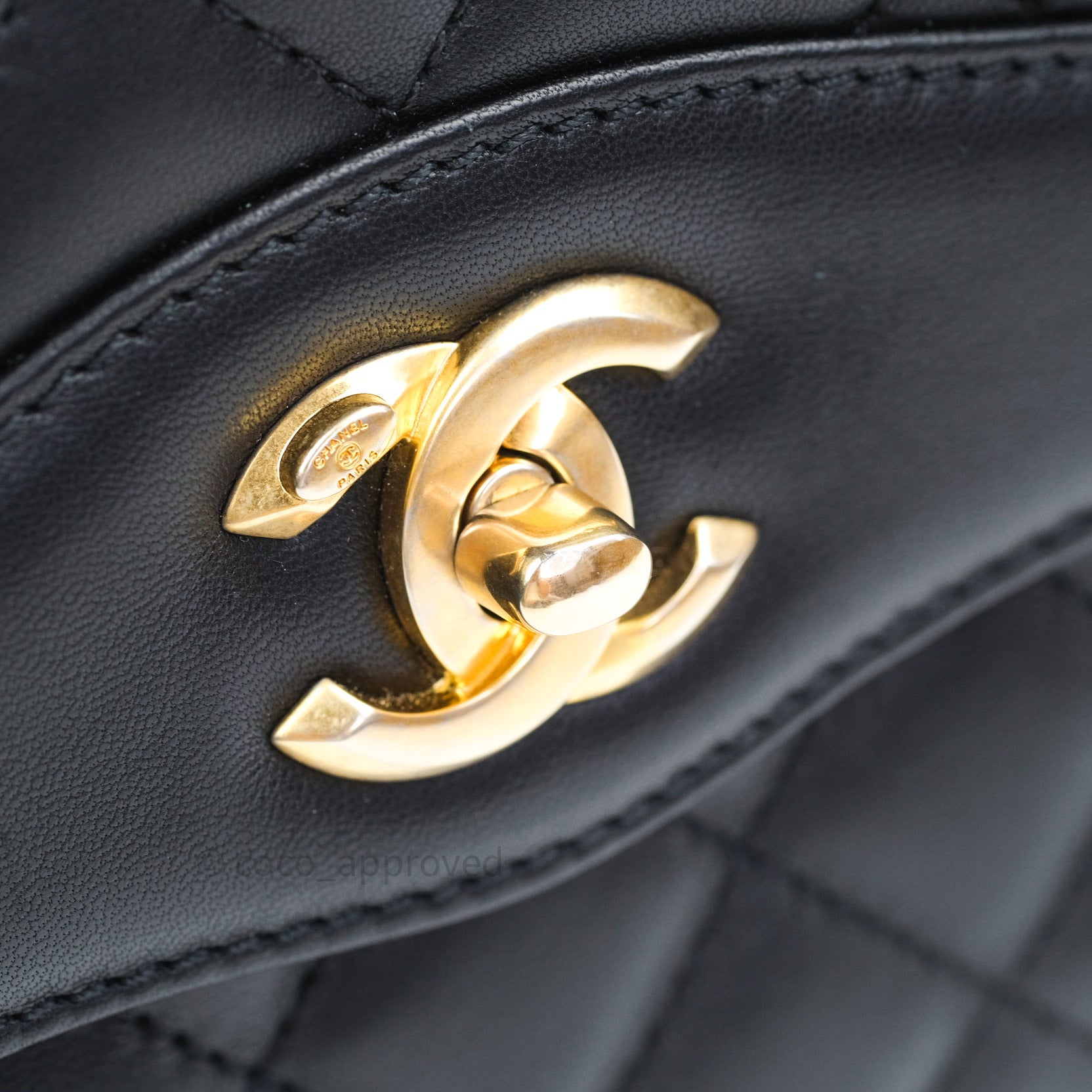 Chanel '18 Large (Rigid) Caviar Double Flap W/Gold Hardware – The Little  Bird