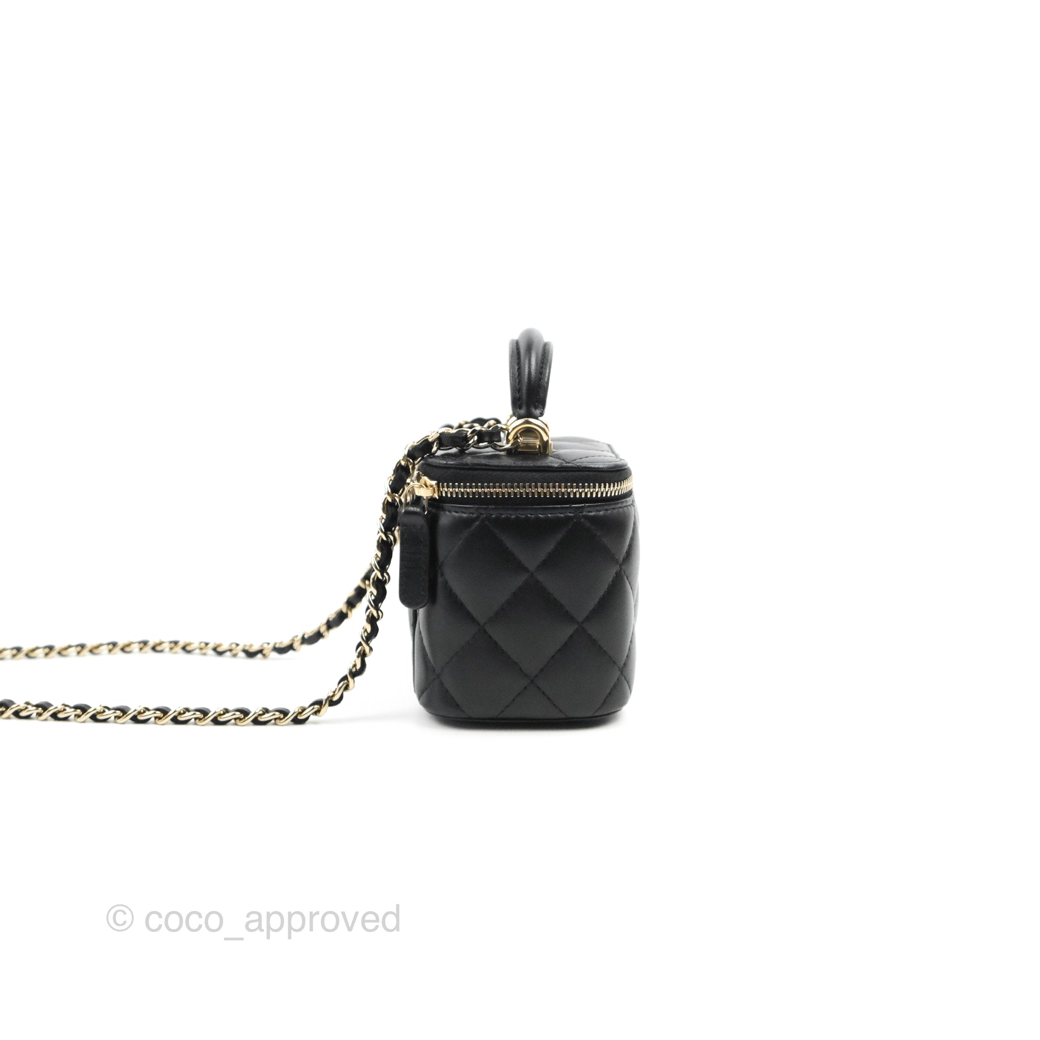 CHANEL 2023 SS CHANEL ☆small vanity with chain ☆AS3583 B09185 94305