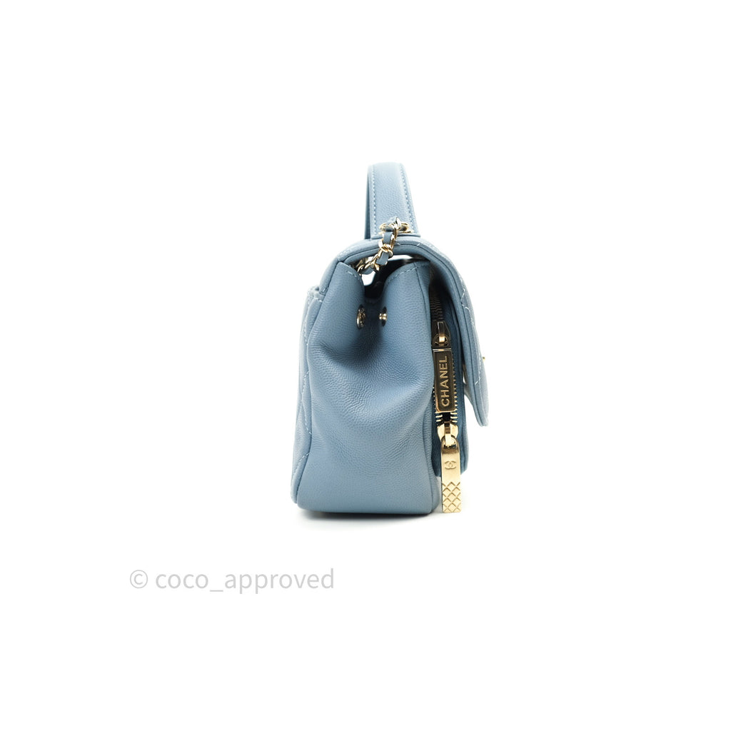 coco chanel blue bag