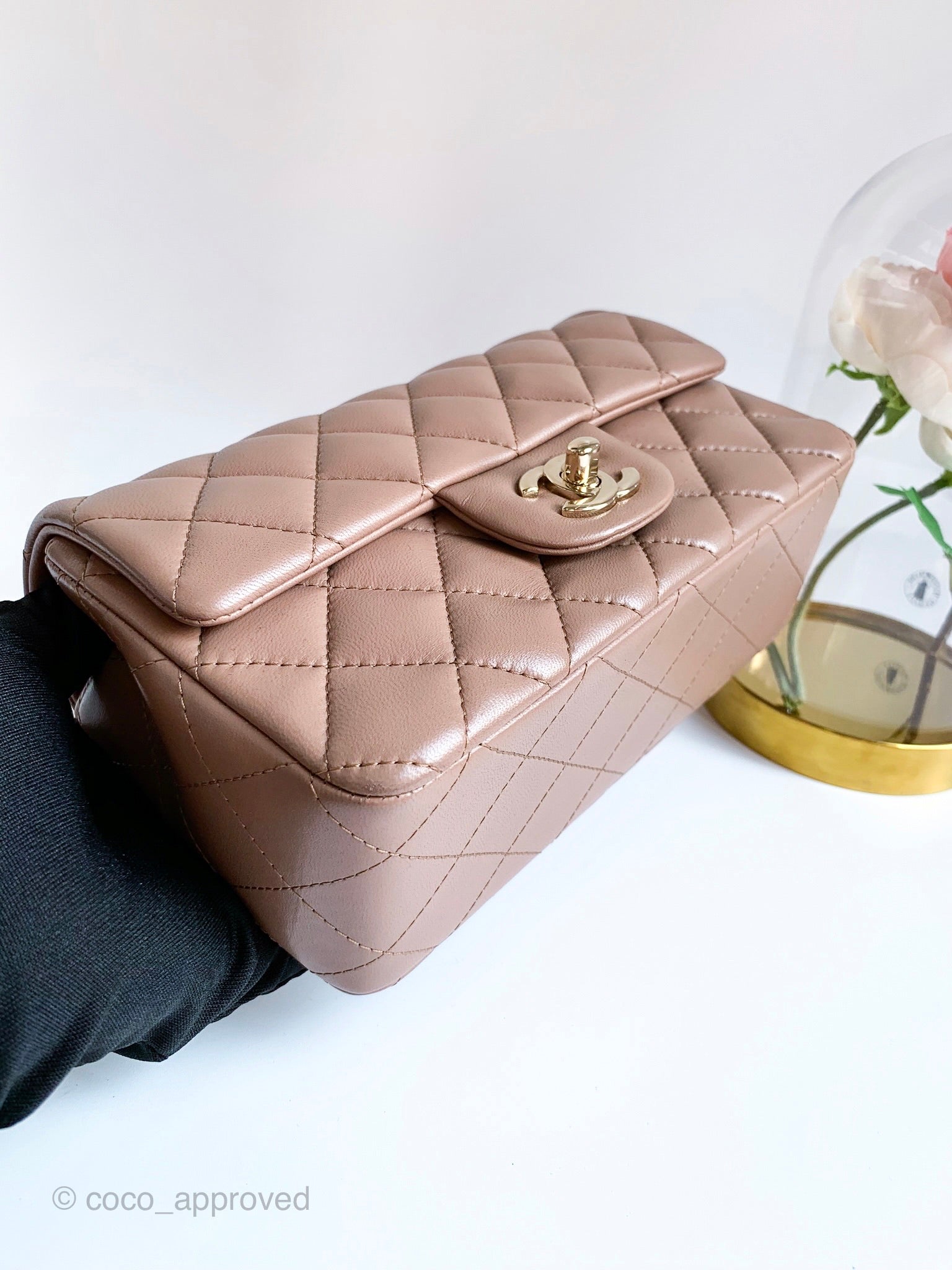 Chanel 2020 Pistachio Lambskin Mini Flap Bag · INTO