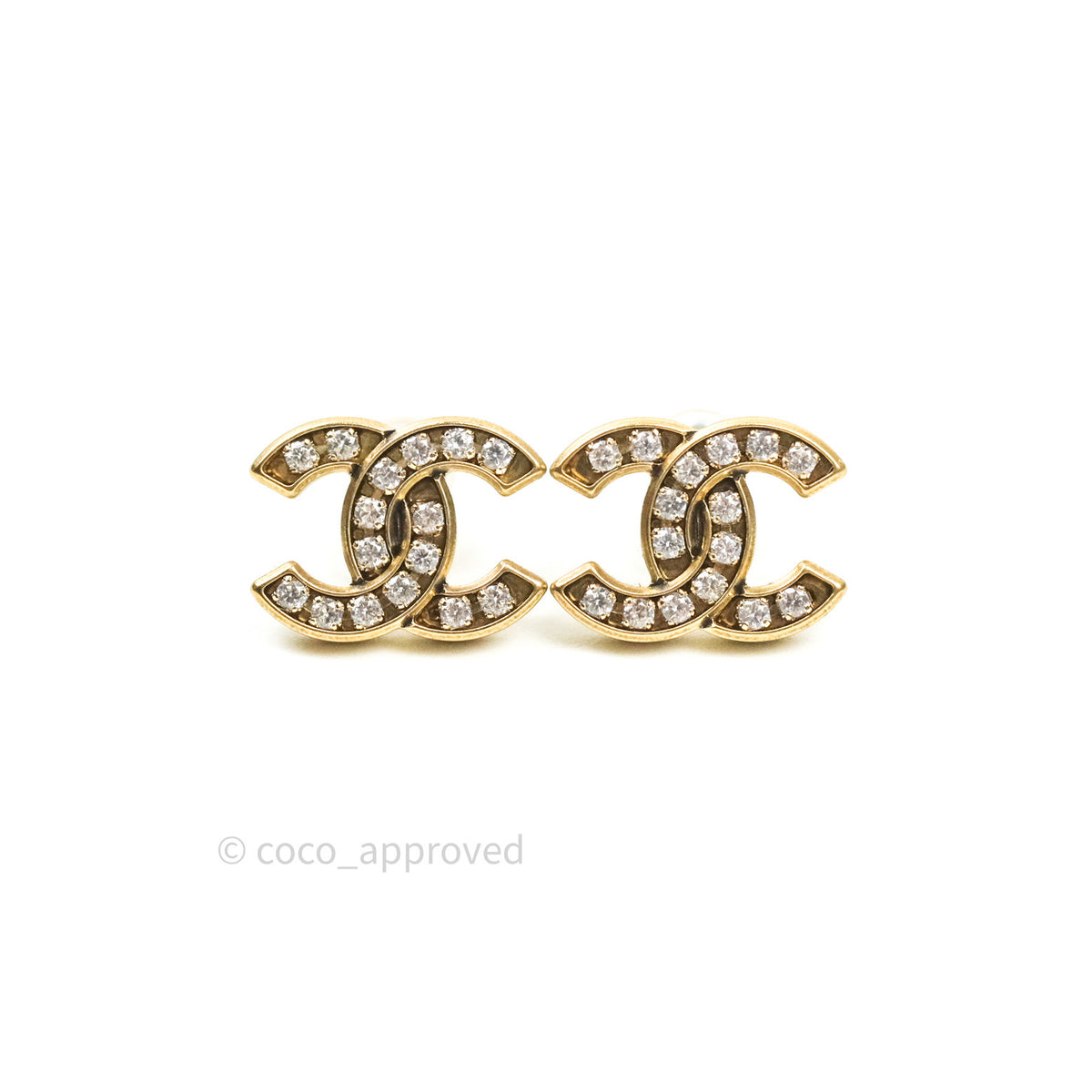 Chanel CC Earrings Pink Enamel – Coco Approved Studio
