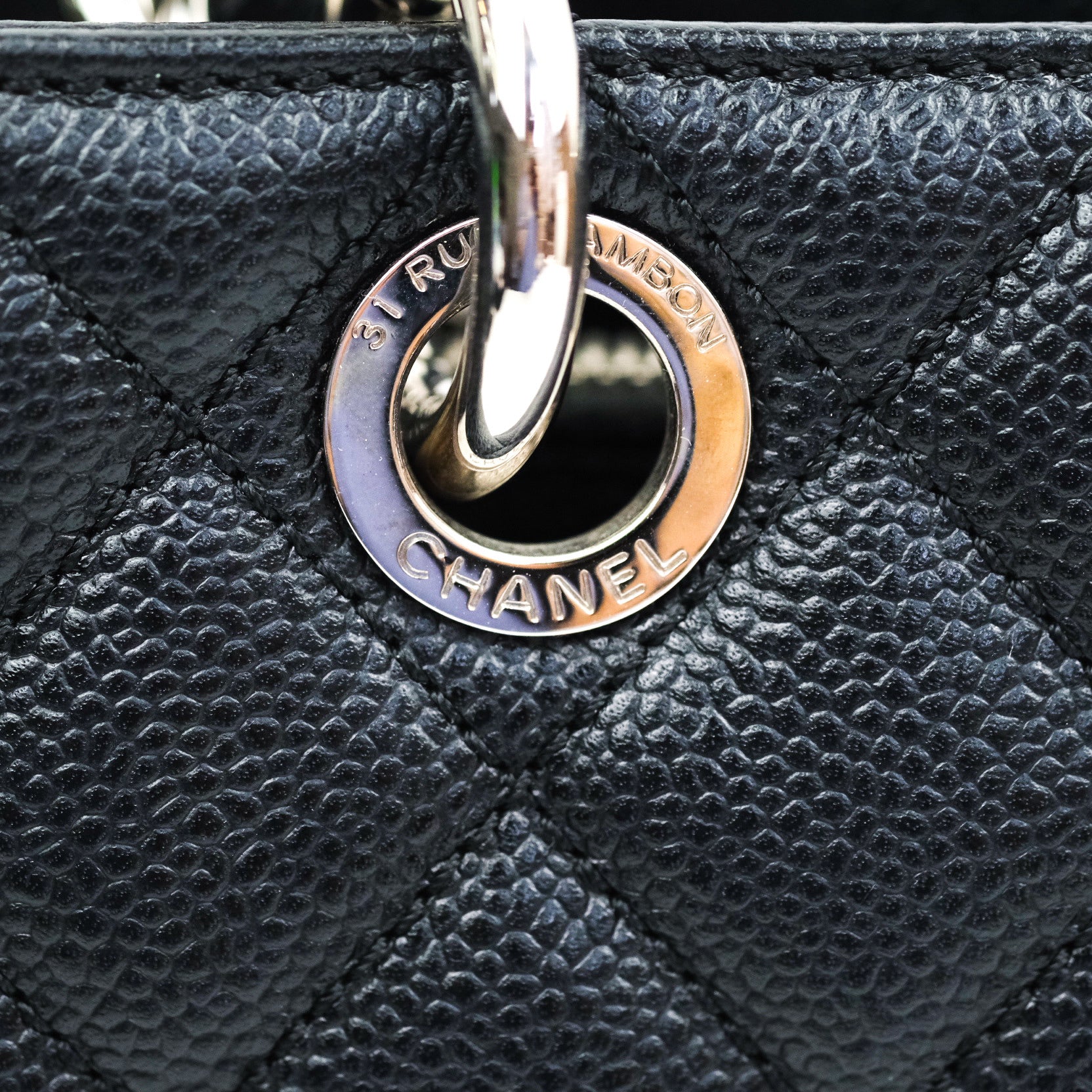Chanel GST Black Caviar Silver Hardware – Coco Approved Studio