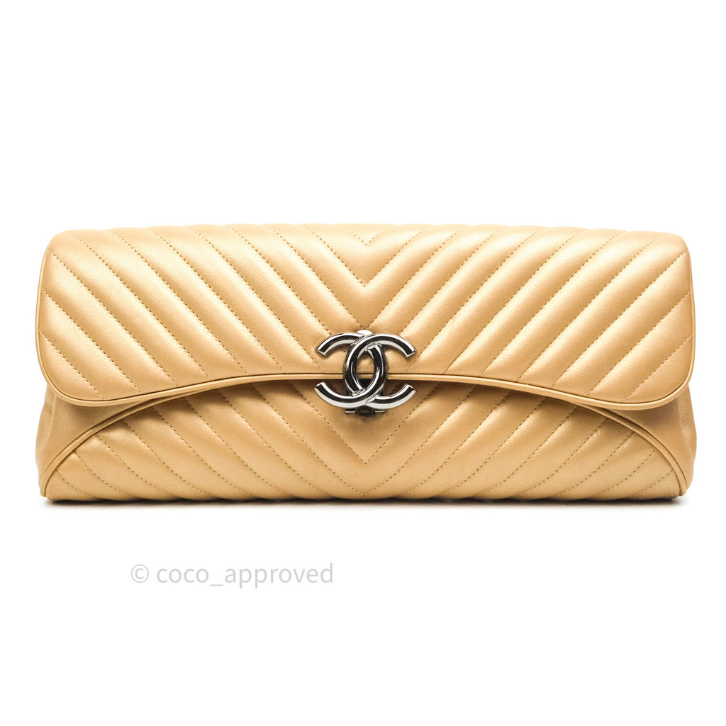 Chanel Logo Clutch - 85 For Sale on 1stDibs