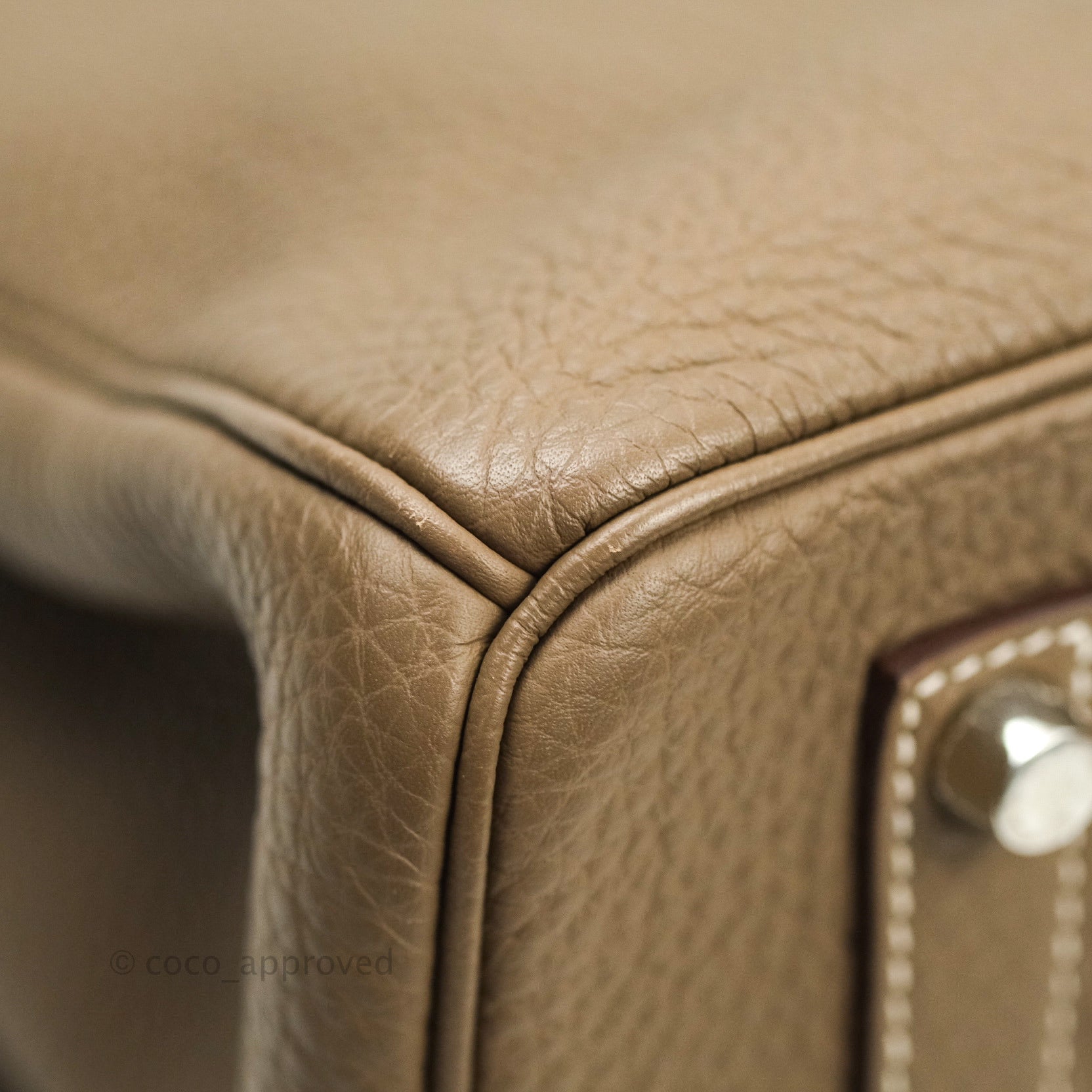 Hermès Birkin 35 Etoupe Togo With Silver Hardware - AG Concierge Fzco
