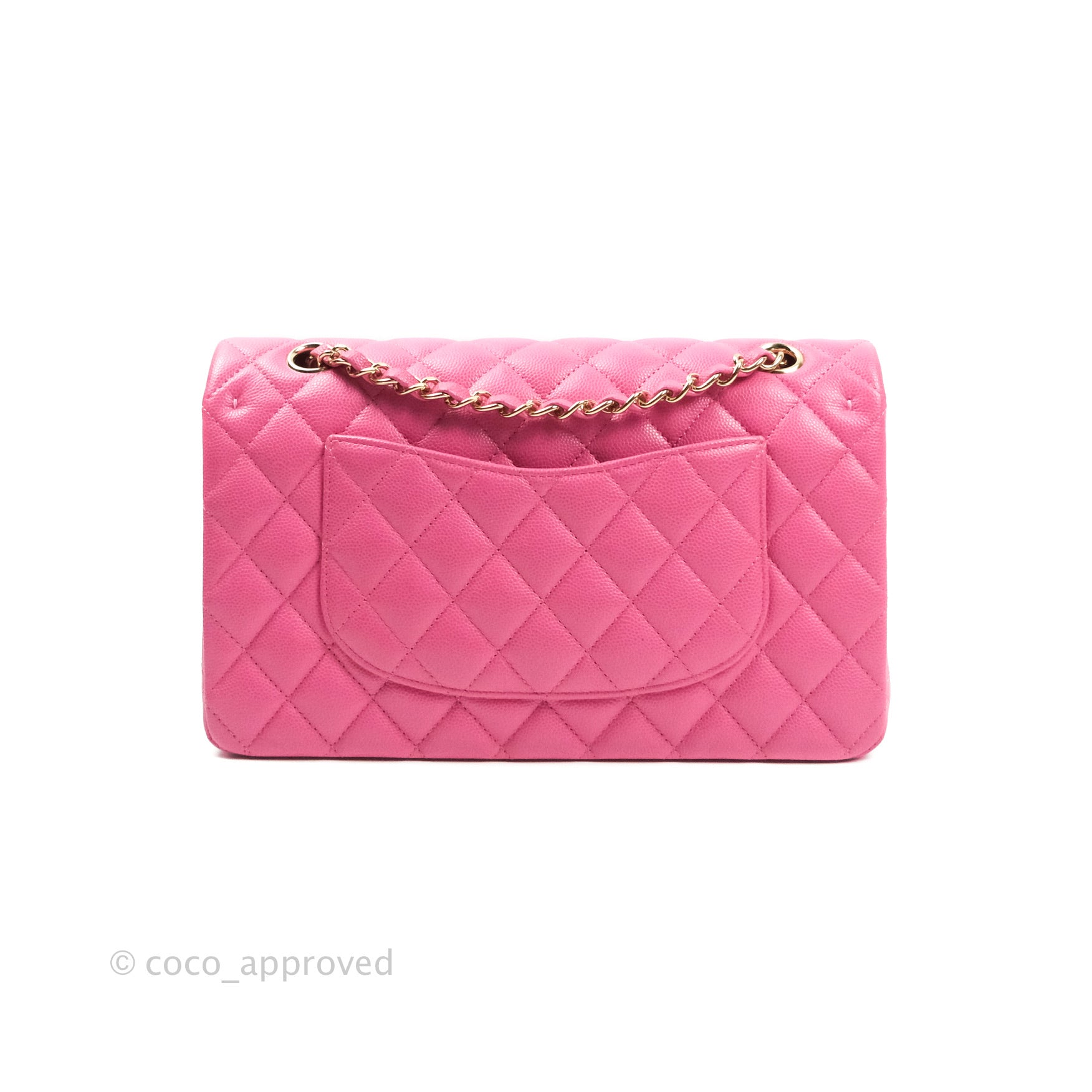 Buy CHANEL 18S Pink Caviar Classic Double Flap