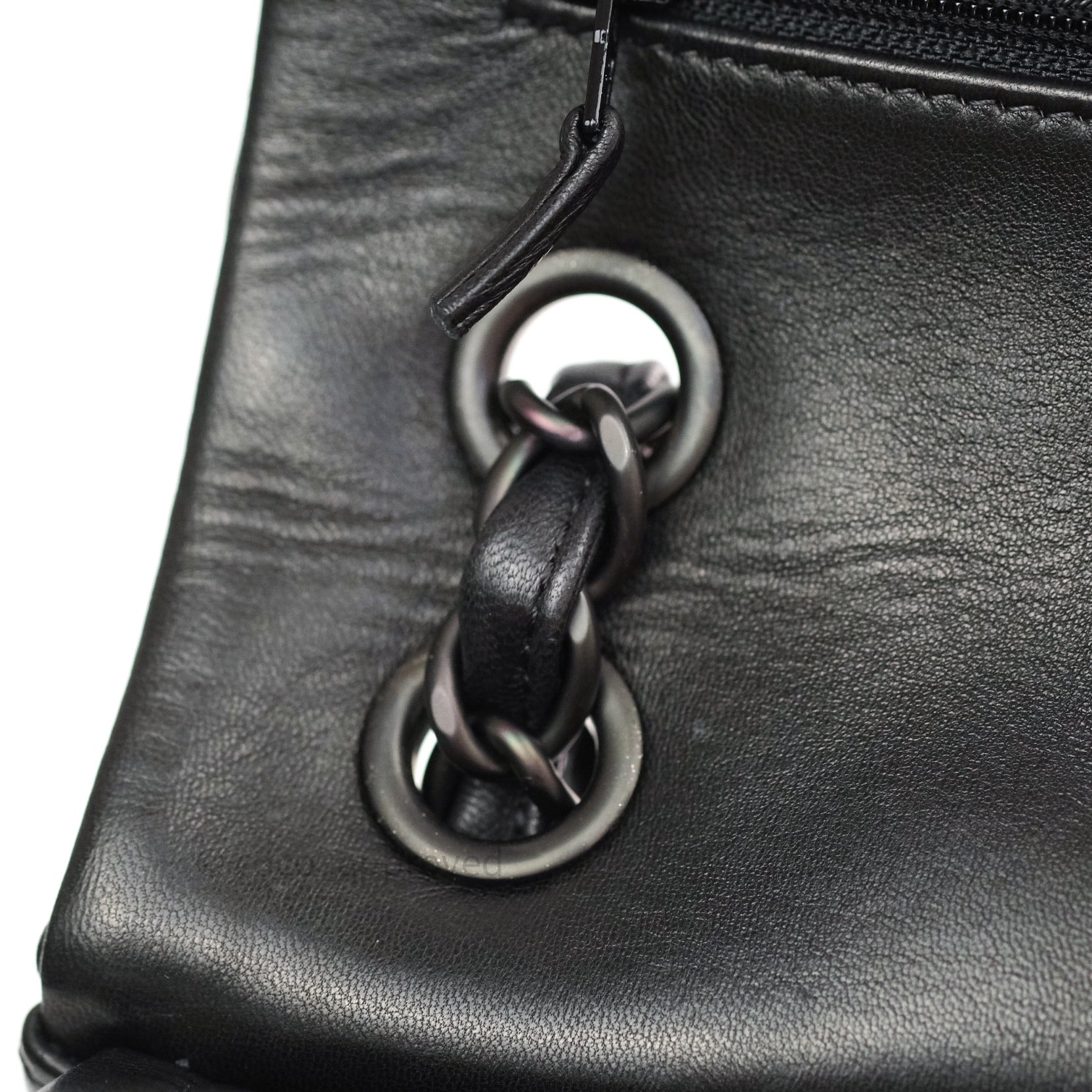 Chanel So Black Chevron Lambskin Jumbo Classic Double Flap Bag – Boutique  Patina