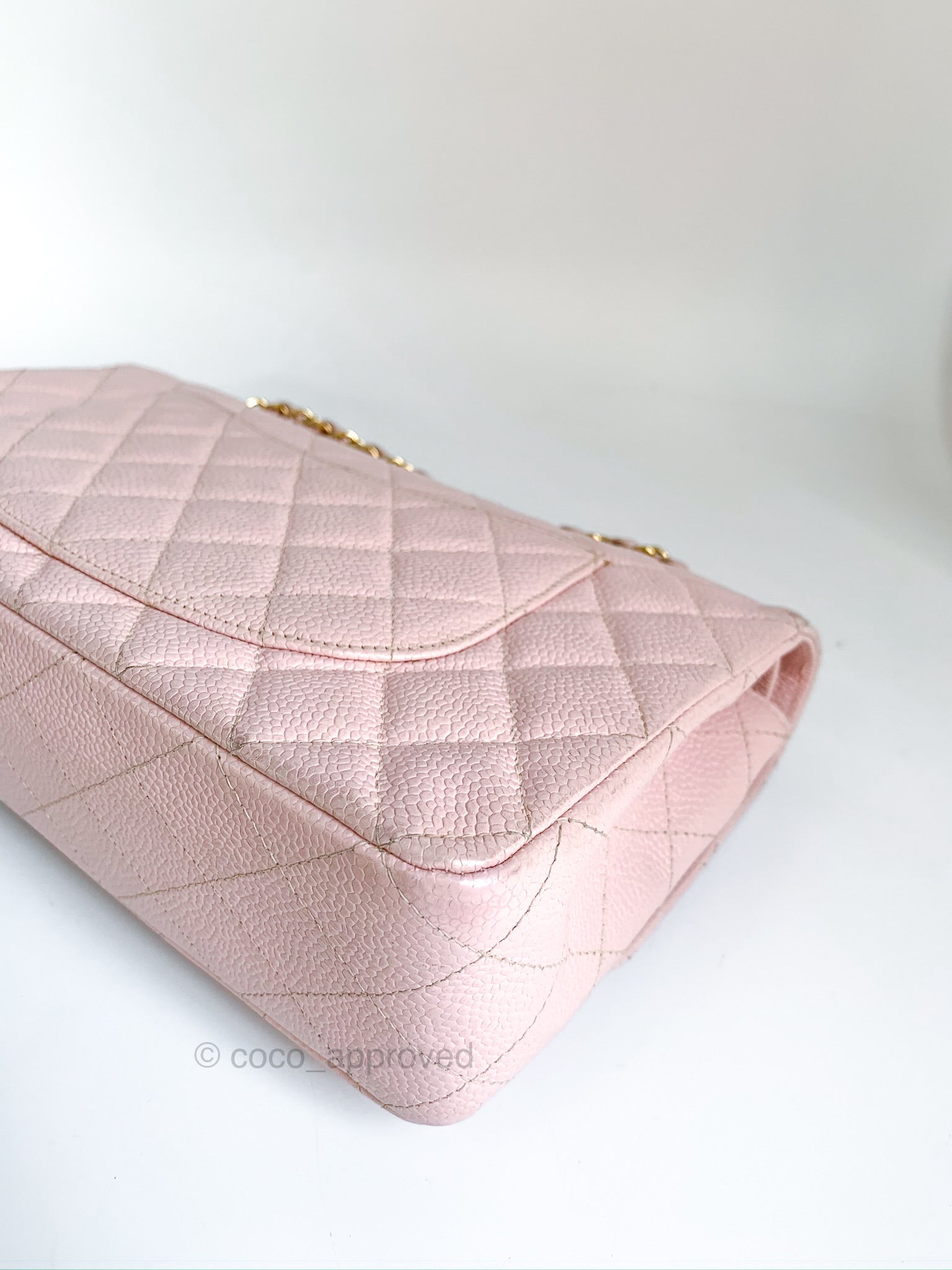 06 Chanel Pink Caviar Medium Classic Double Flap Bag 24k GHW – Boutique  Patina