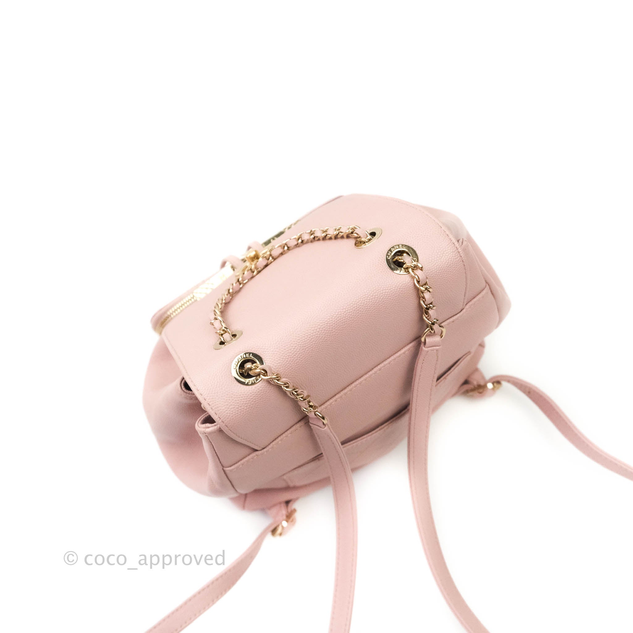 $5500 CHANEL Business Affinity Small Pink caviar gold hard Ware Bag